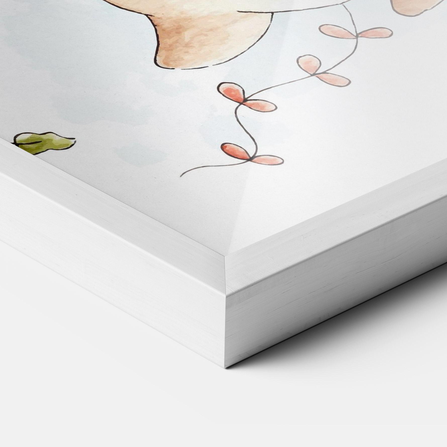 Keretezett Poszter Cute Couple Rabbit mockup 3