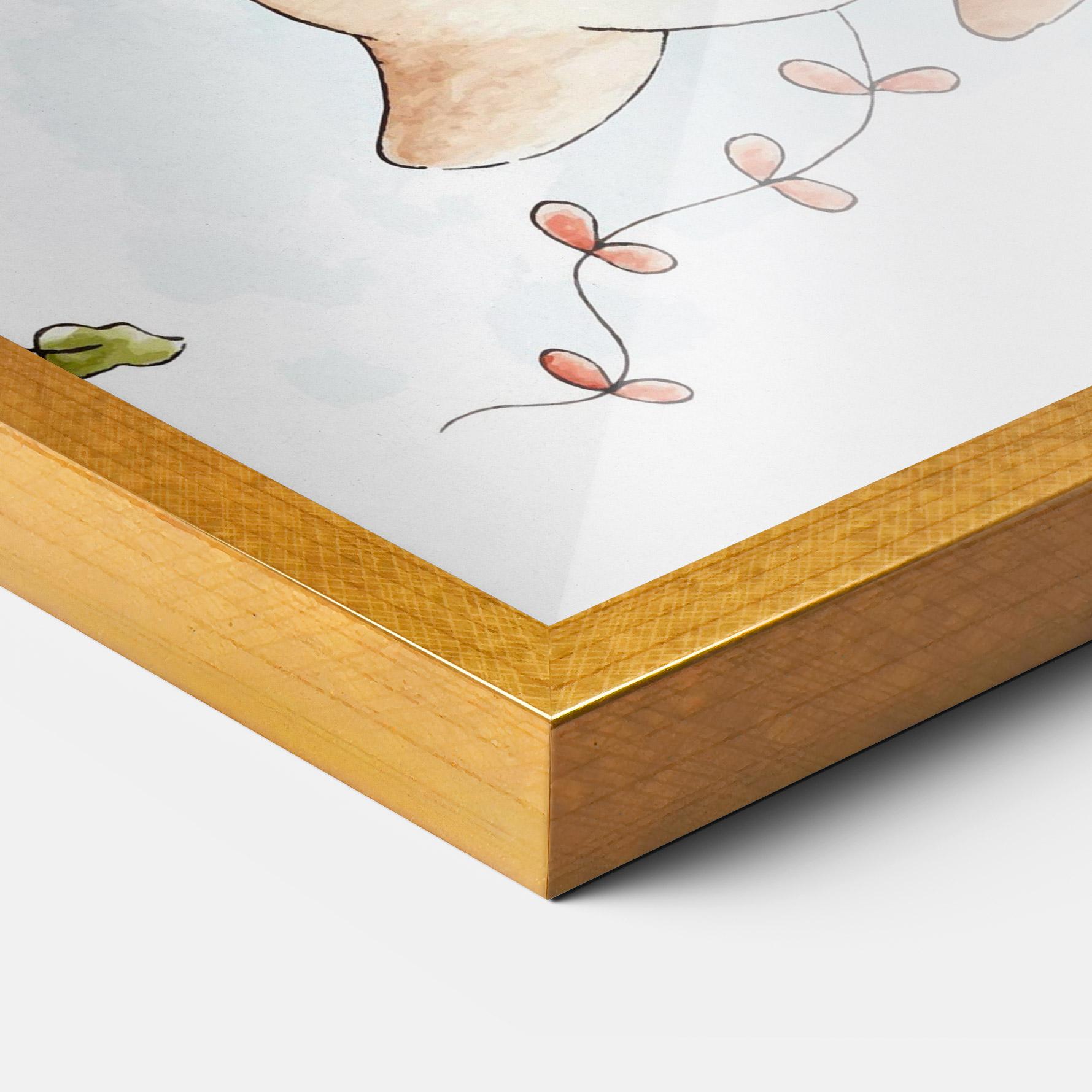 Keretezett Poszter Cute Couple Rabbit mockup 3