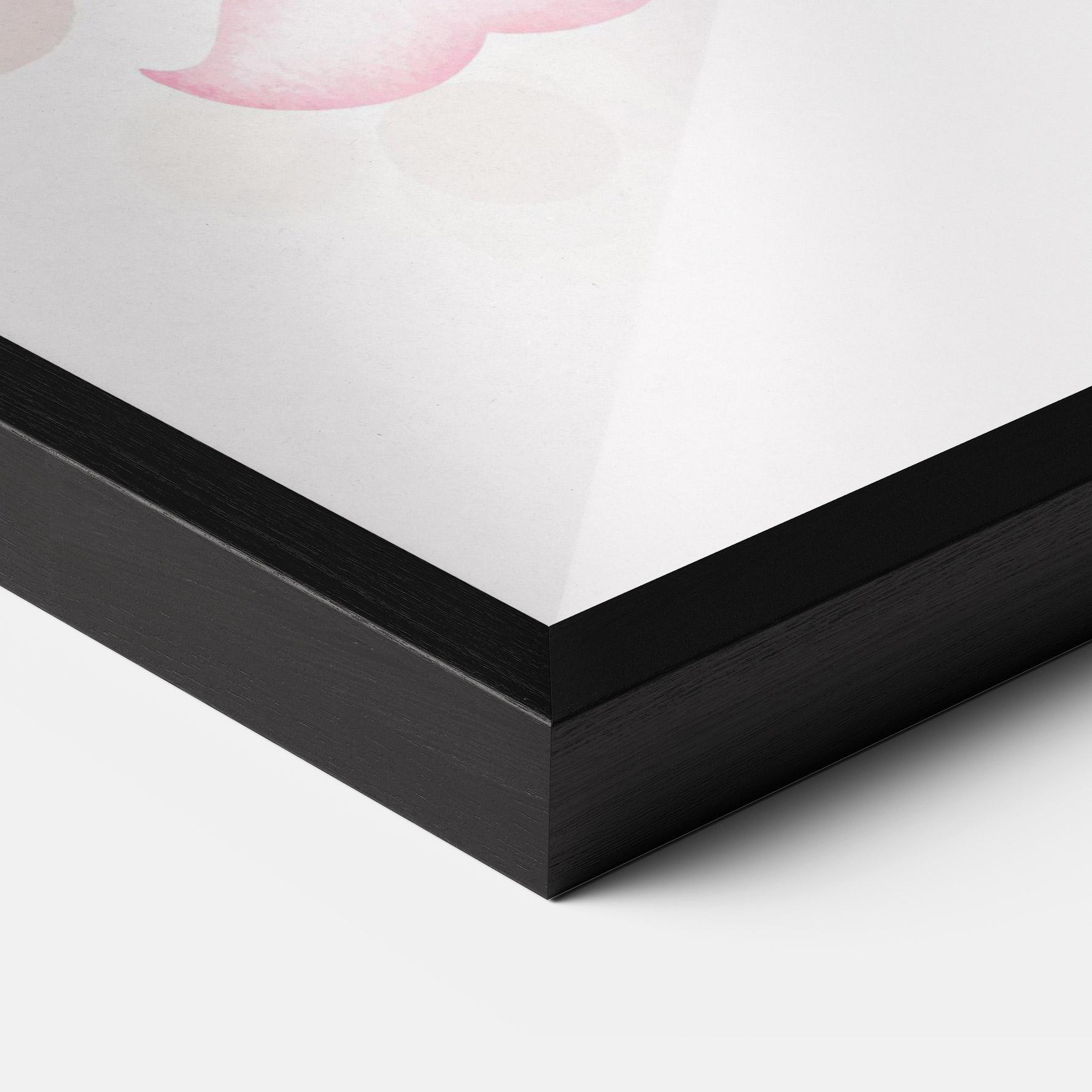 Keretezett Poszter Pink Bear Balloons mockup 3