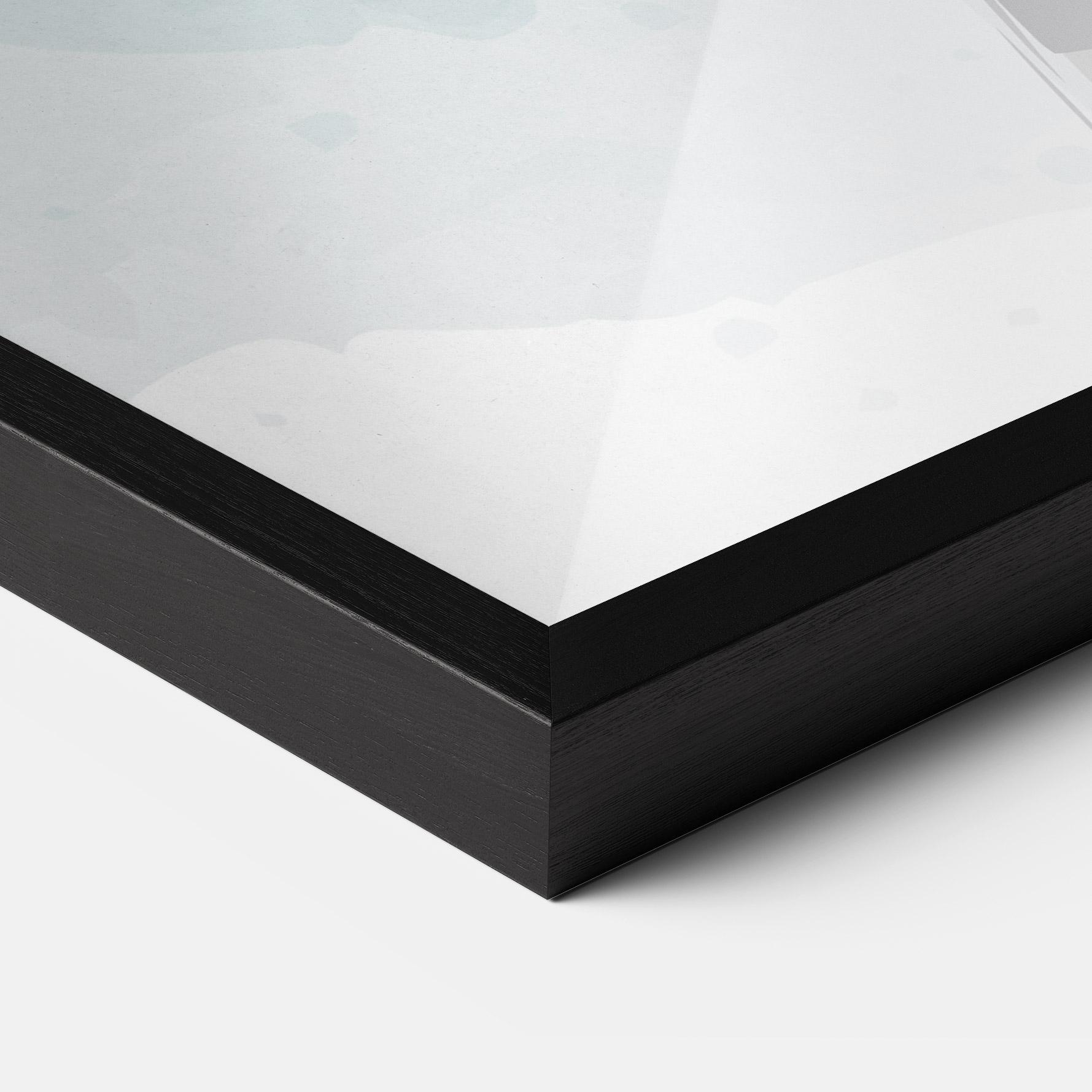 Keretezett Poszter Zebra Bird mockup 3