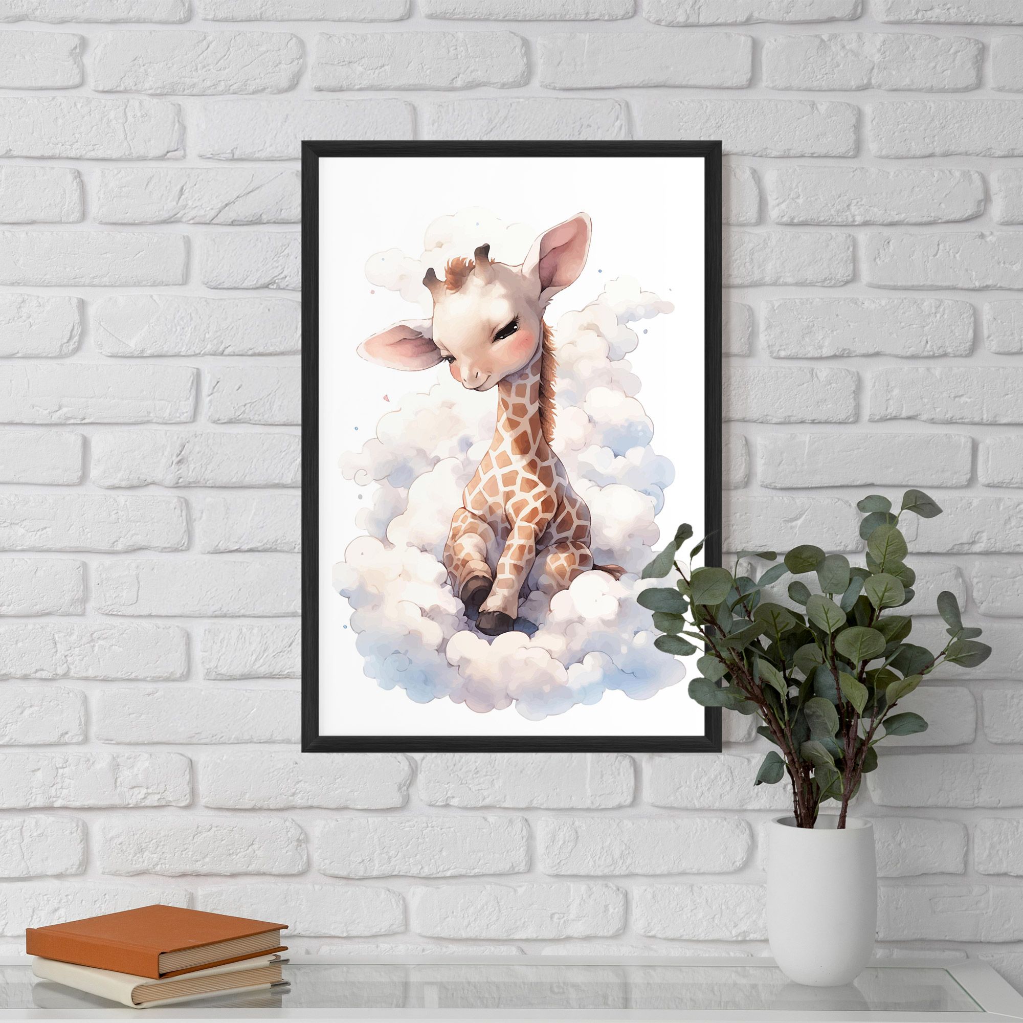 Cute Baby Giraffe mockup 5