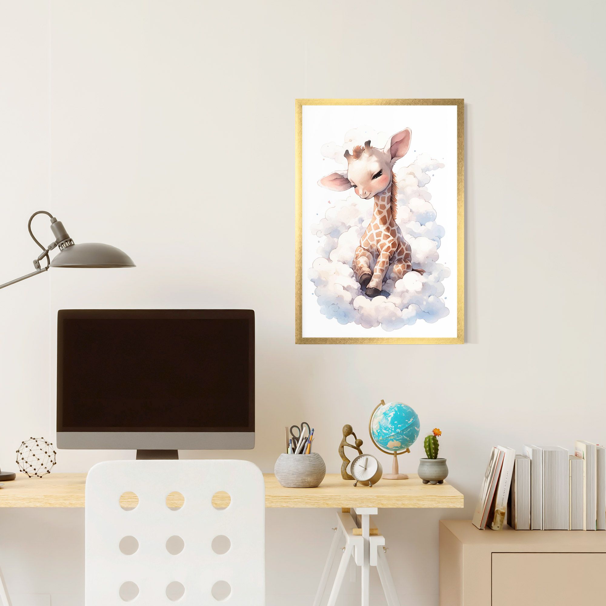 Cute Baby Giraffe mockup 6