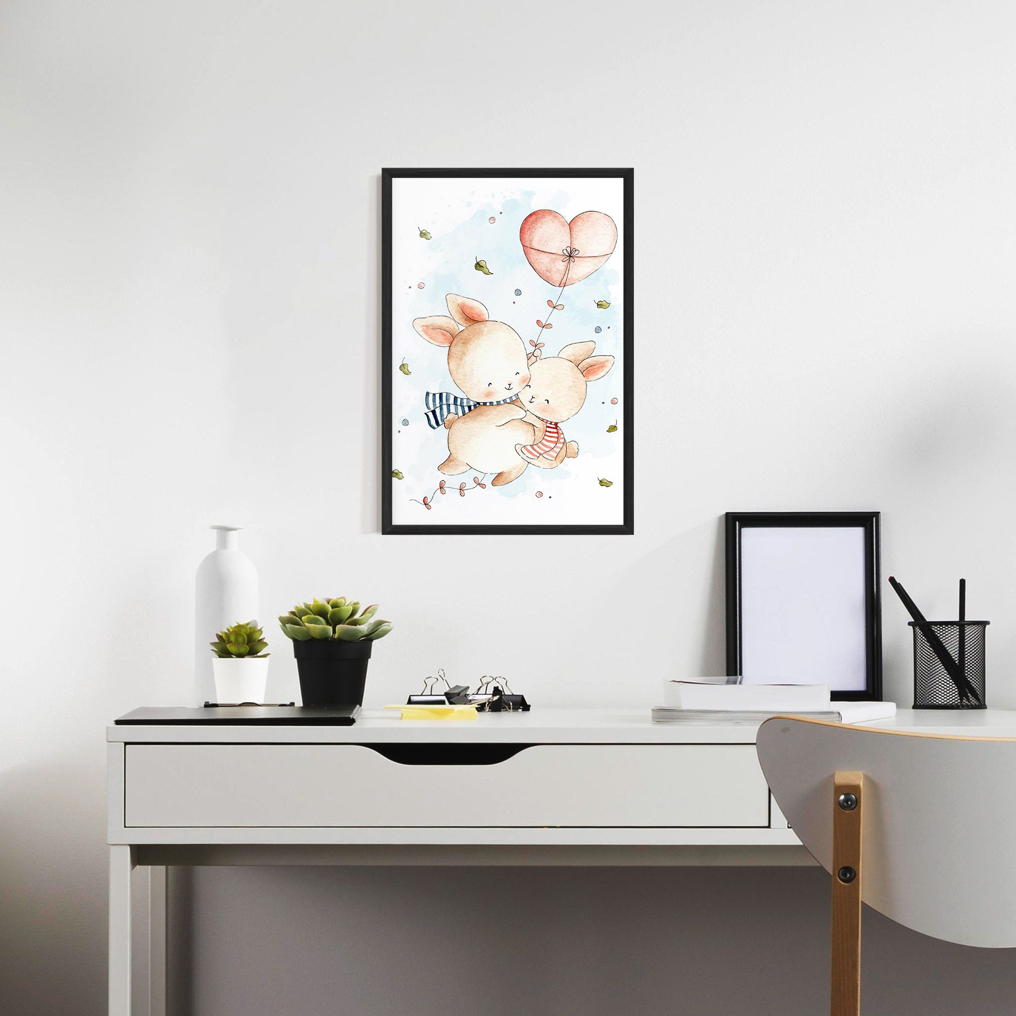 Cute Couple Rabbit mockup 7