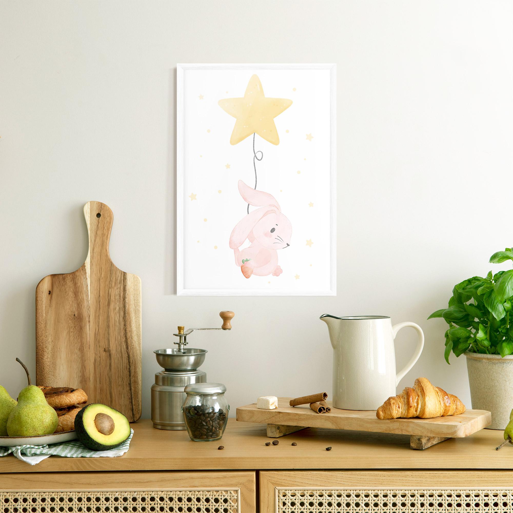 Keretezett Poszter Star Bunny mockup 8
