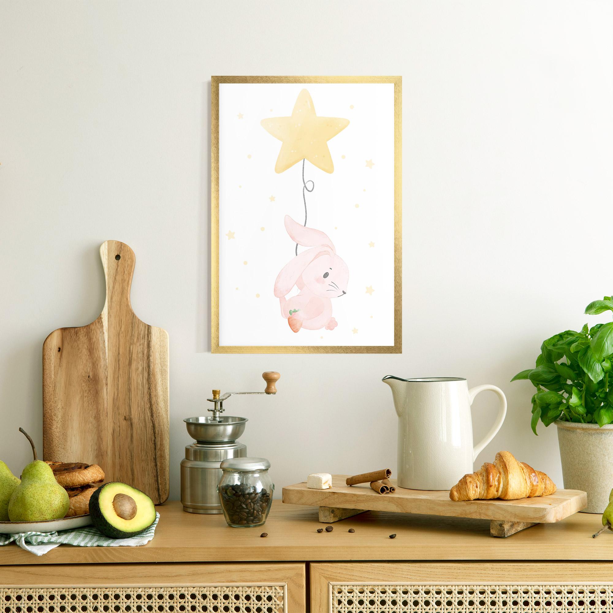 Keretezett Poszter Star Bunny mockup 8