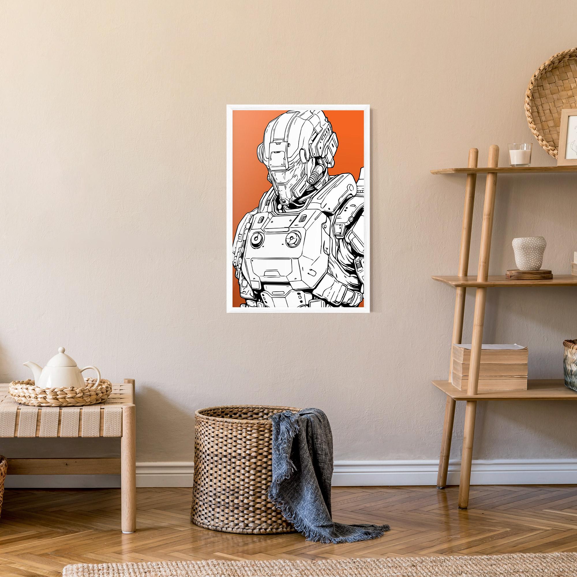 Keretezett Poszter Robotech Armor mockup 9