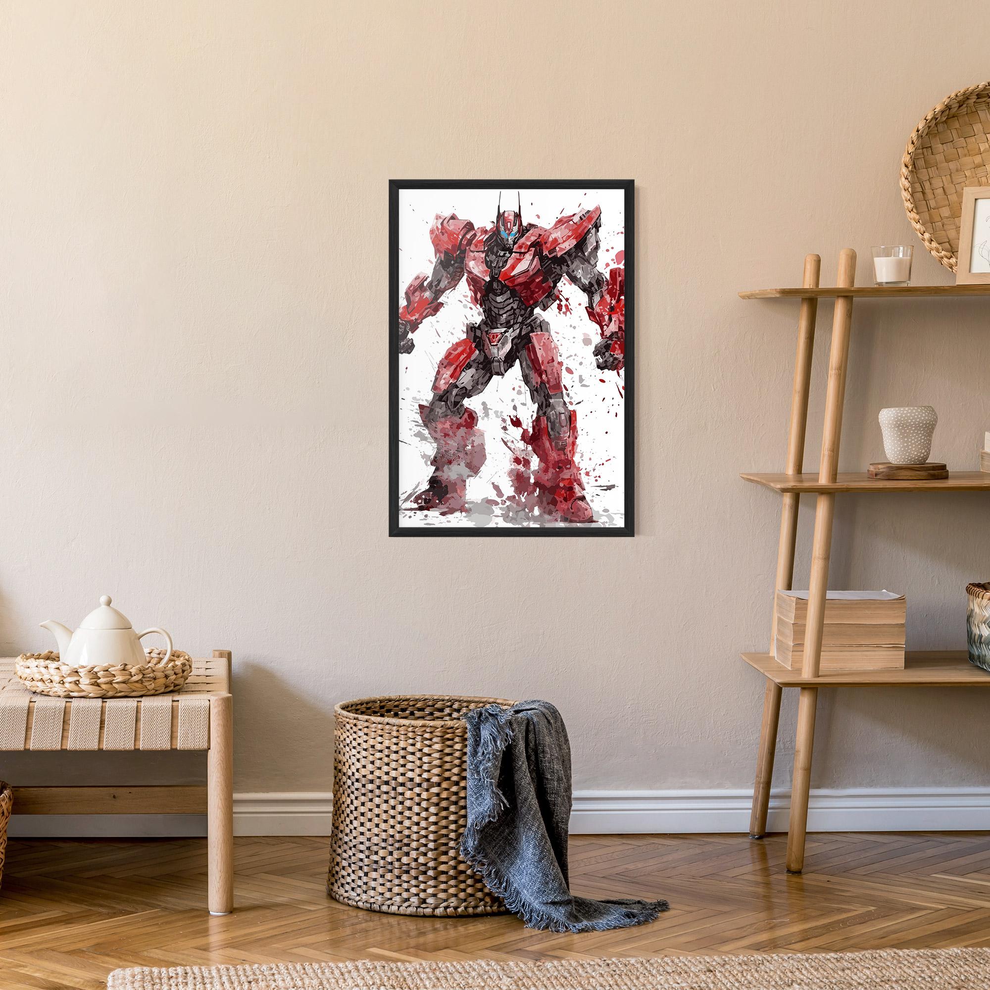 Keretezett Poszter Red Sentinel Prime mockup 9