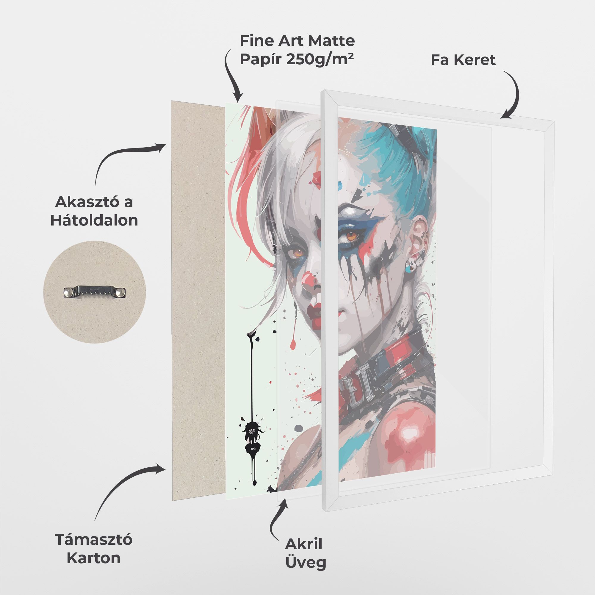 Harley Quin Art mockup 1