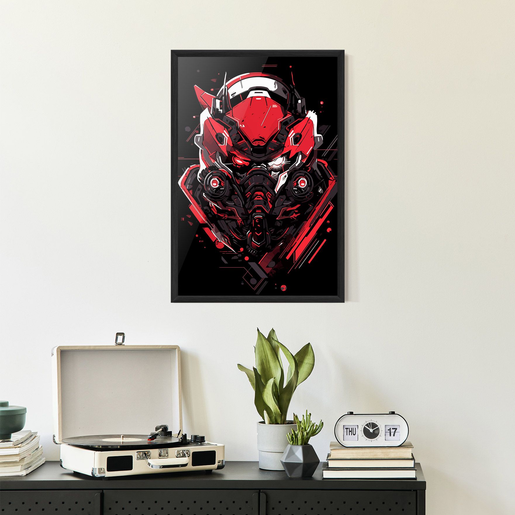 Red Robot Art mockup 2