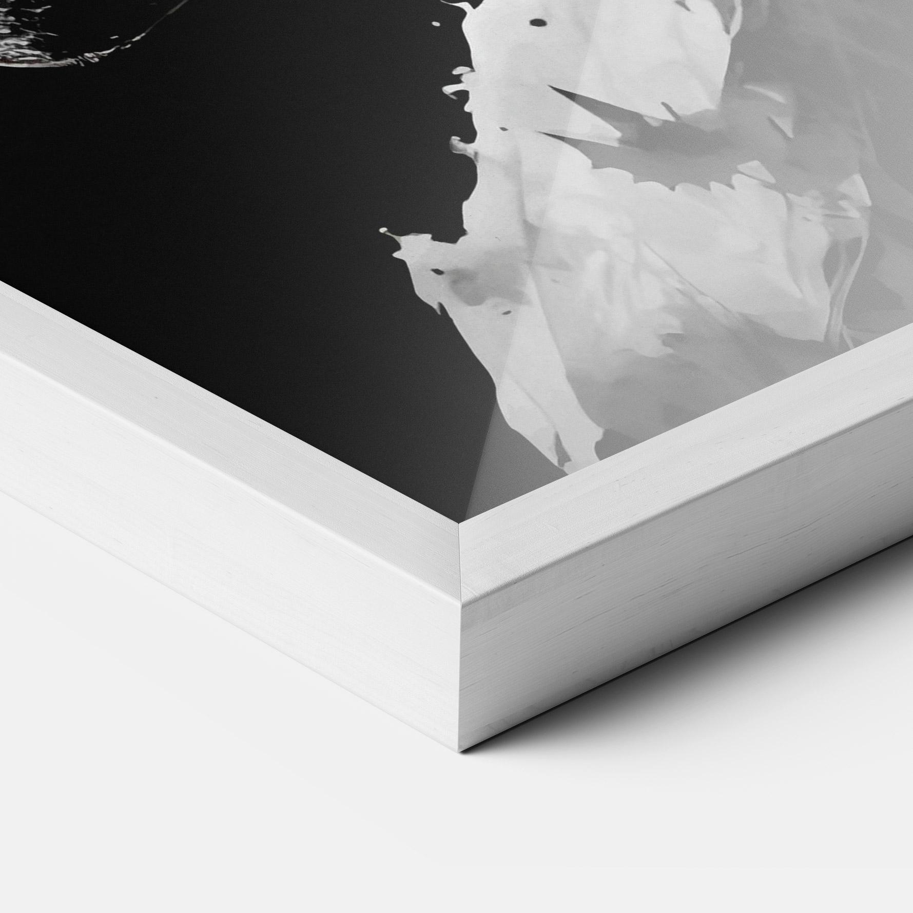 Keretezett Poszter Black White Batman mockup 3