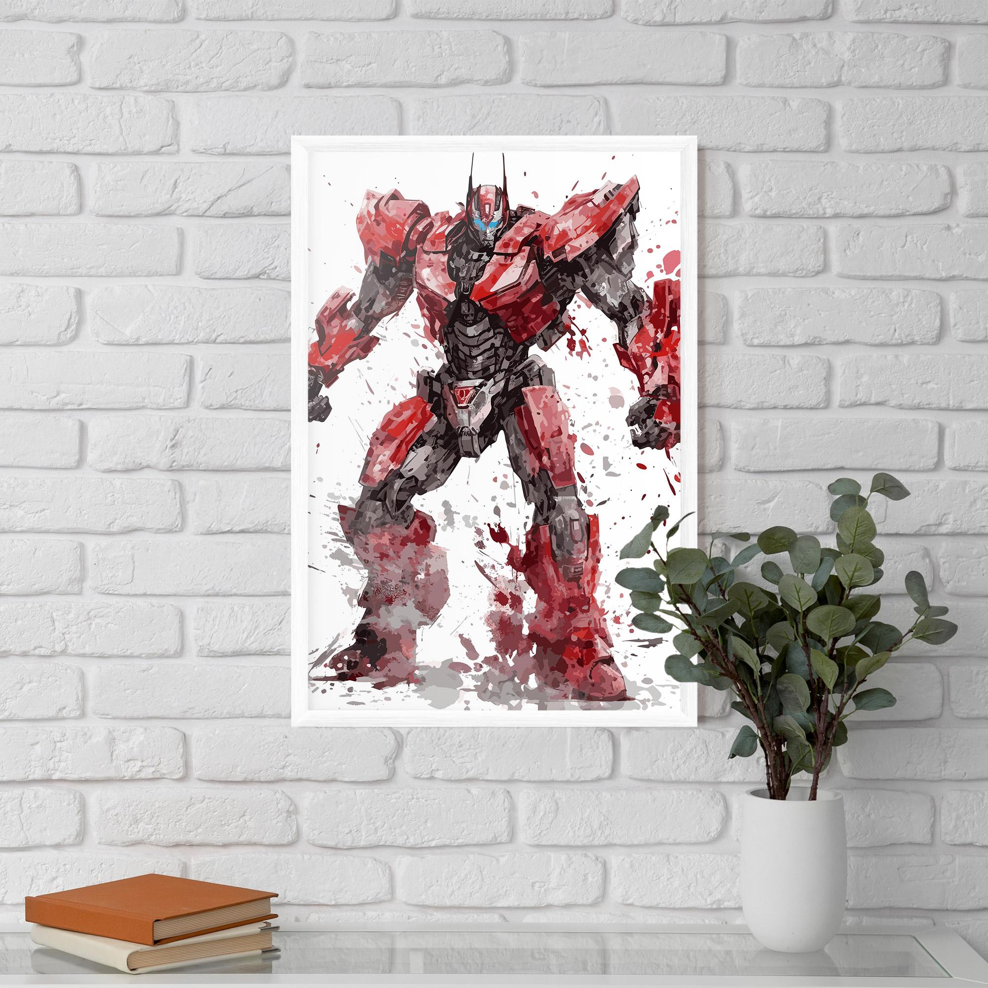 Keretezett Poszter Red Sentinel Prime mockup 5