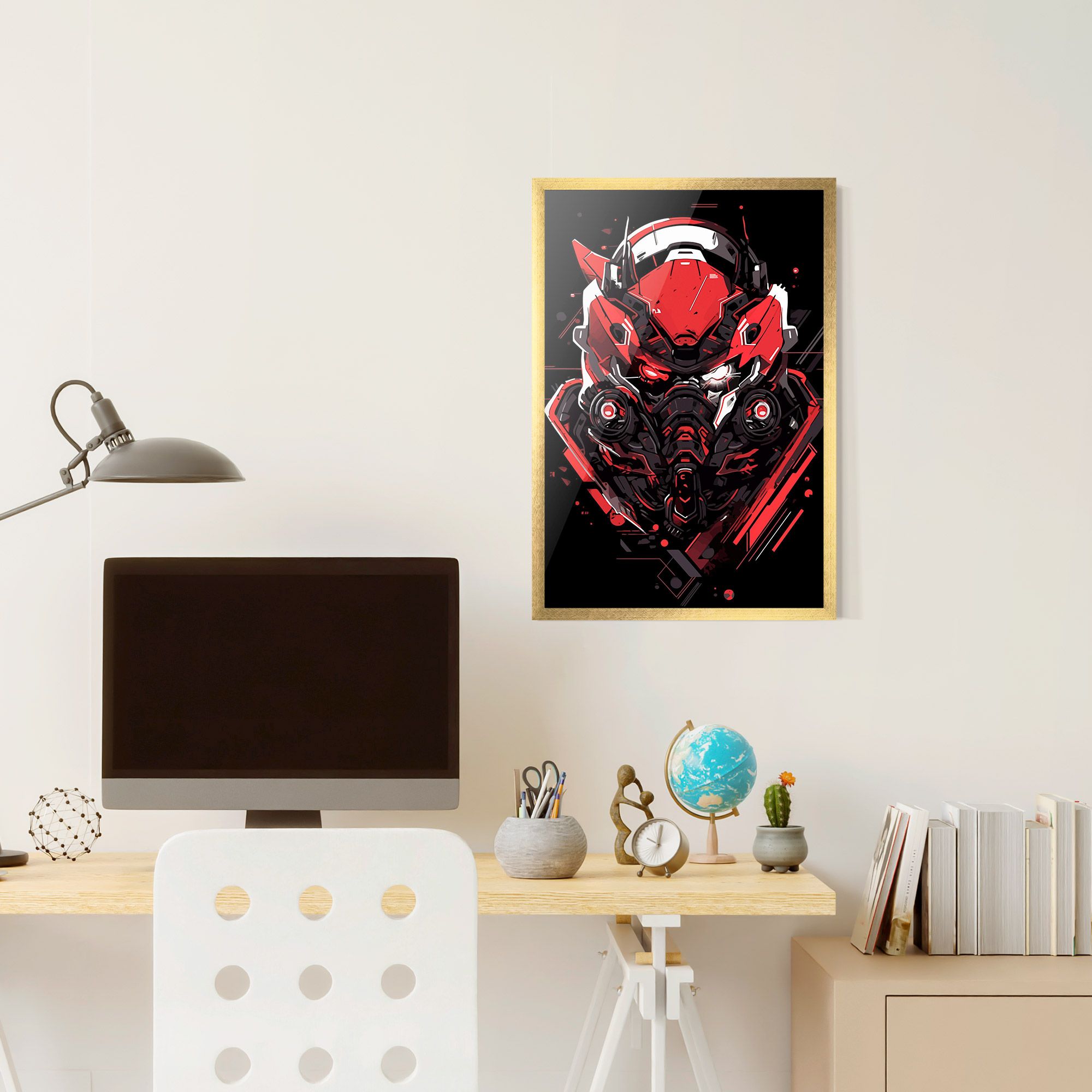 Red Robot Art mockup 6