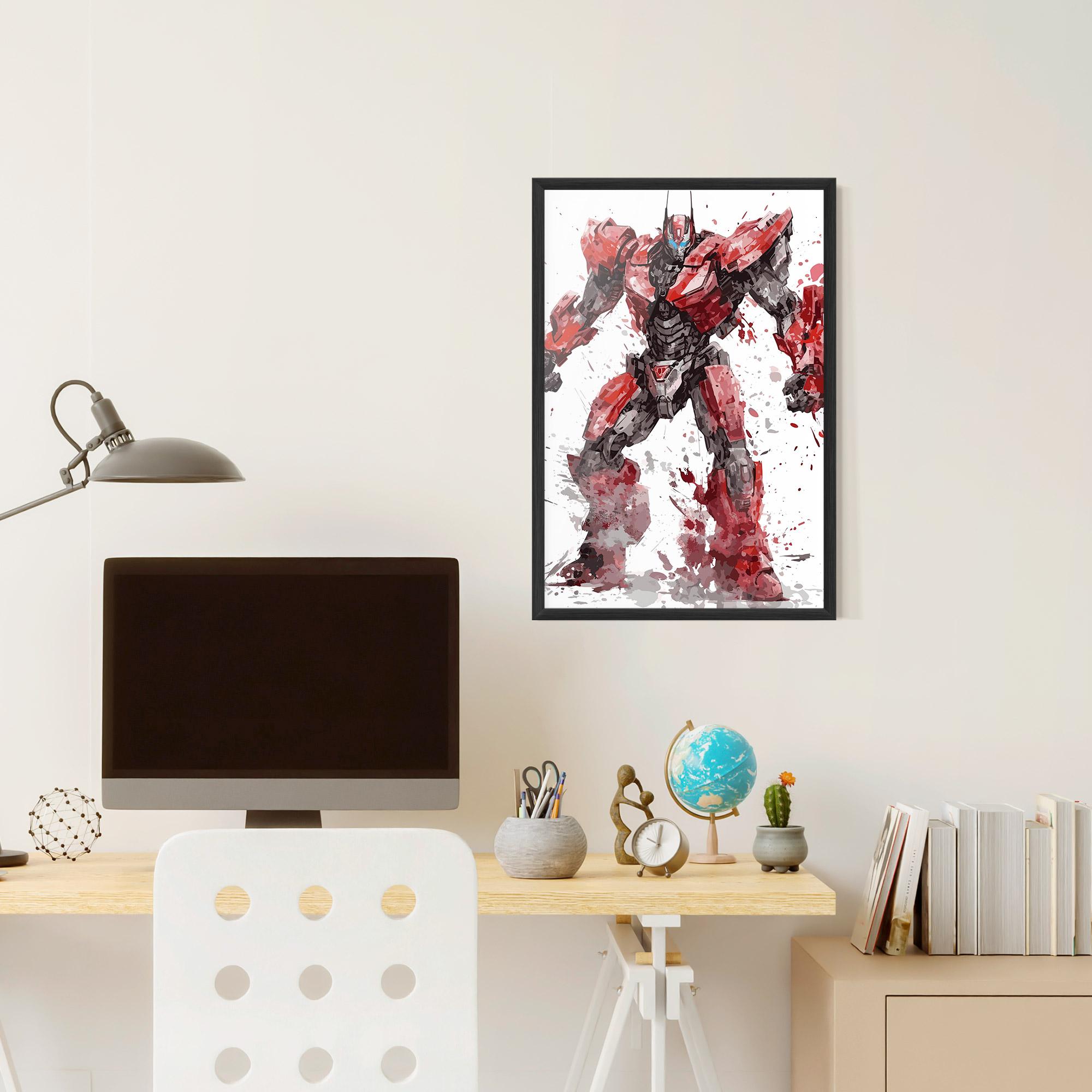 Keretezett Poszter Red Sentinel Prime mockup 6
