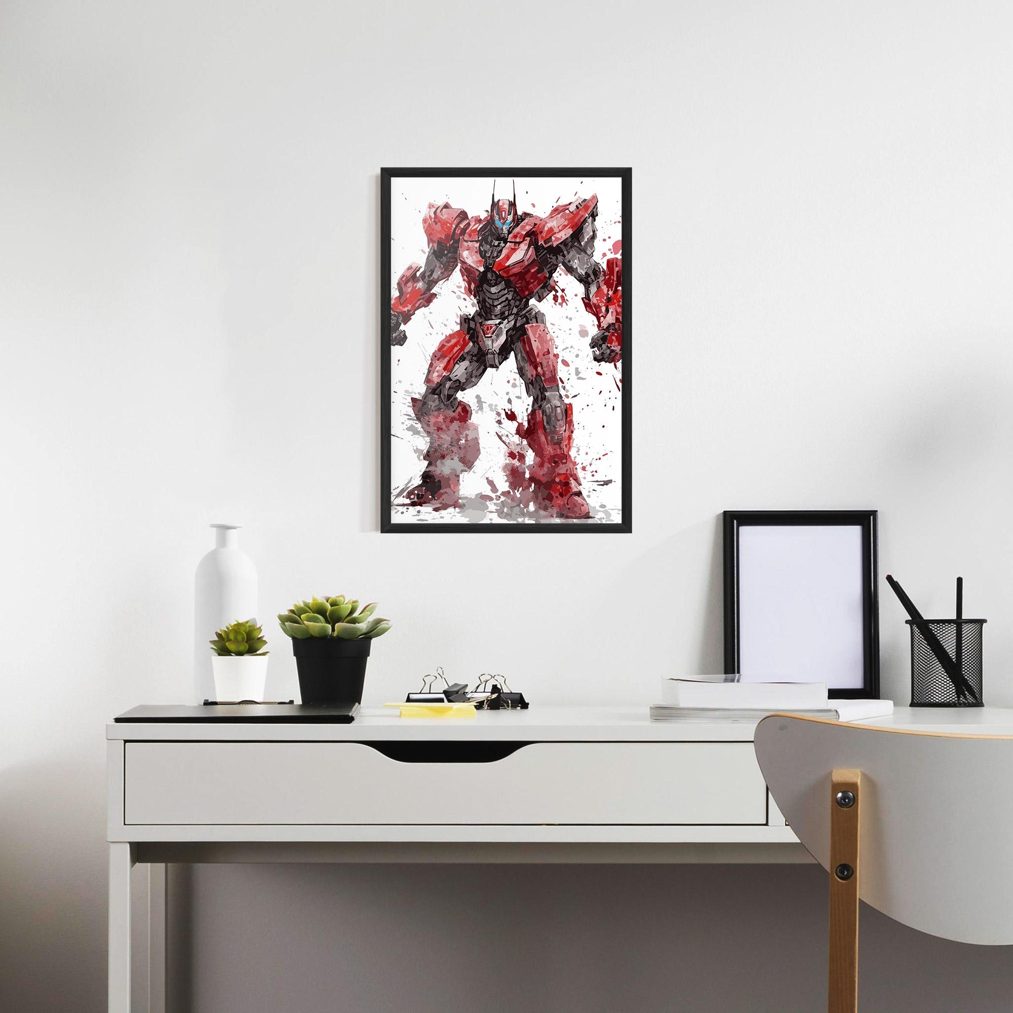 Keretezett Poszter Red Sentinel Prime mockup 7