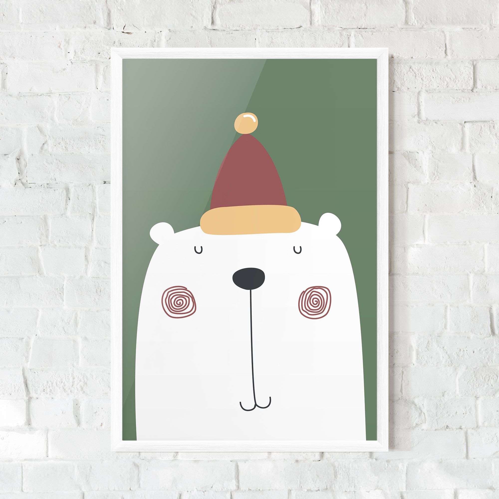 Cute Icebear Drawing mockup 0