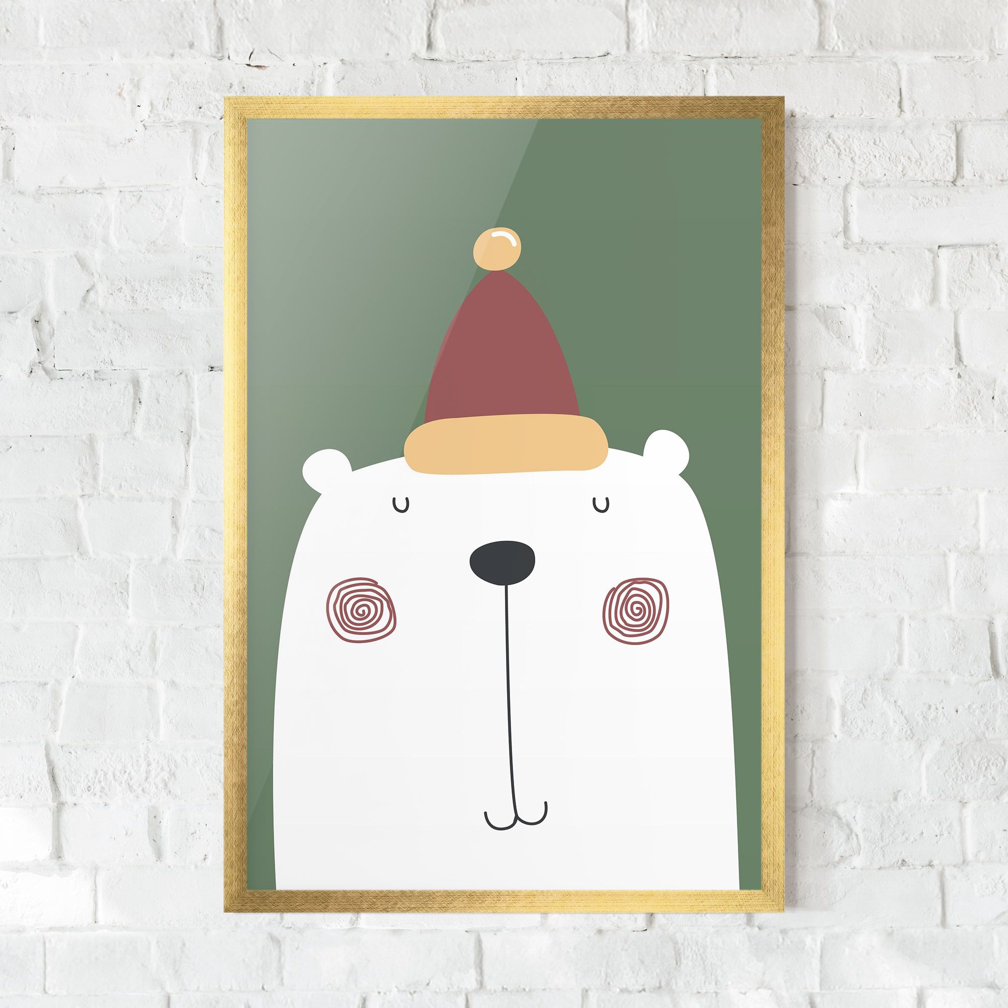 Cute Icebear Drawing mockup 0