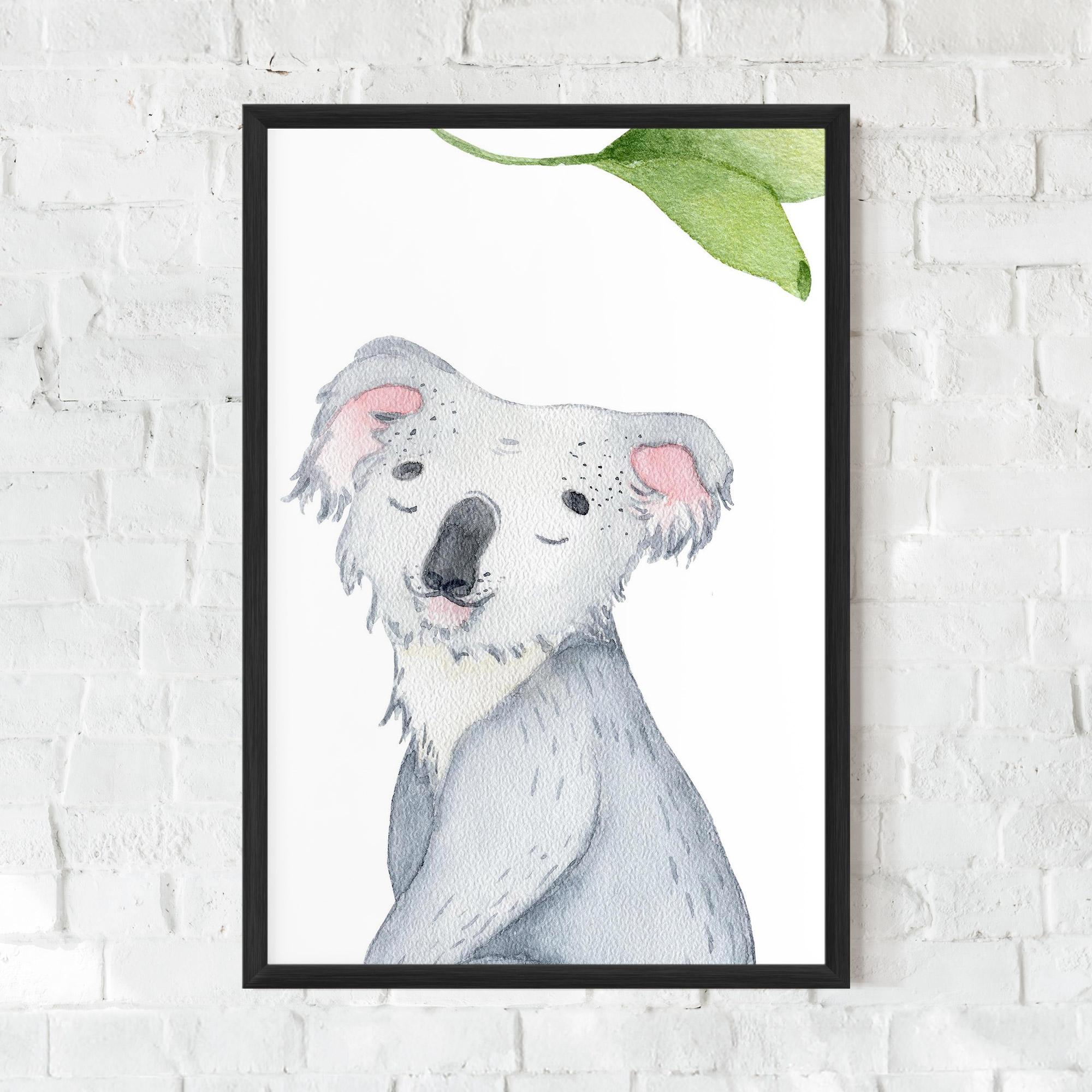 Keretezett Poszter Baby Koala mockup 0