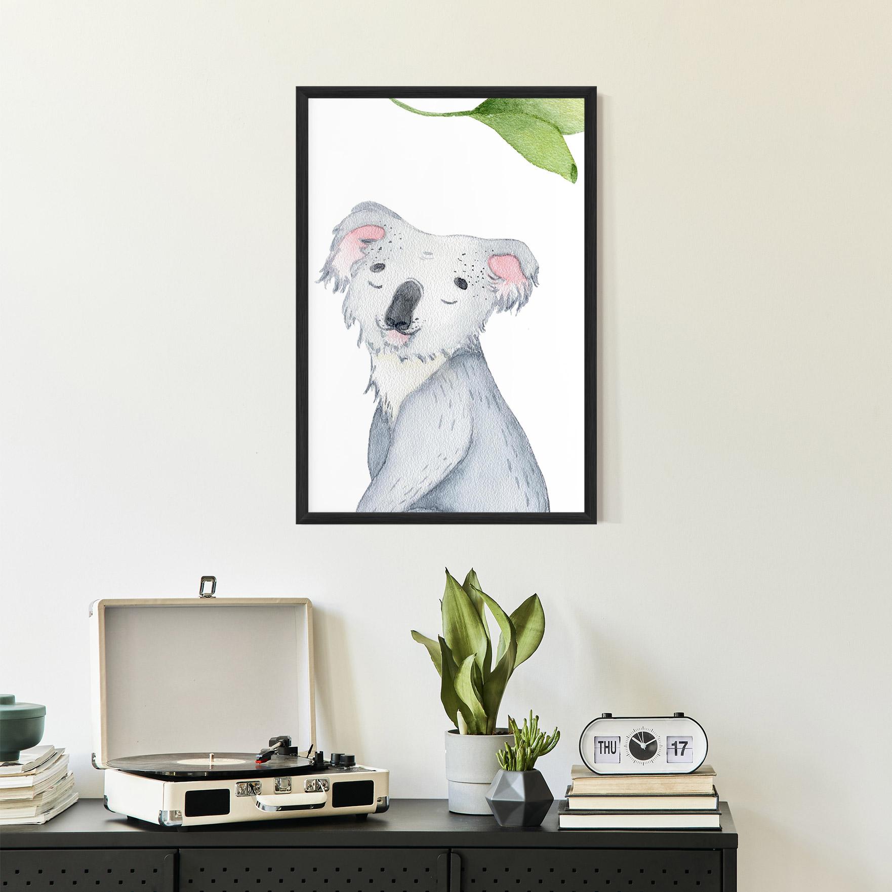 Keretezett Poszter Baby Koala mockup 2