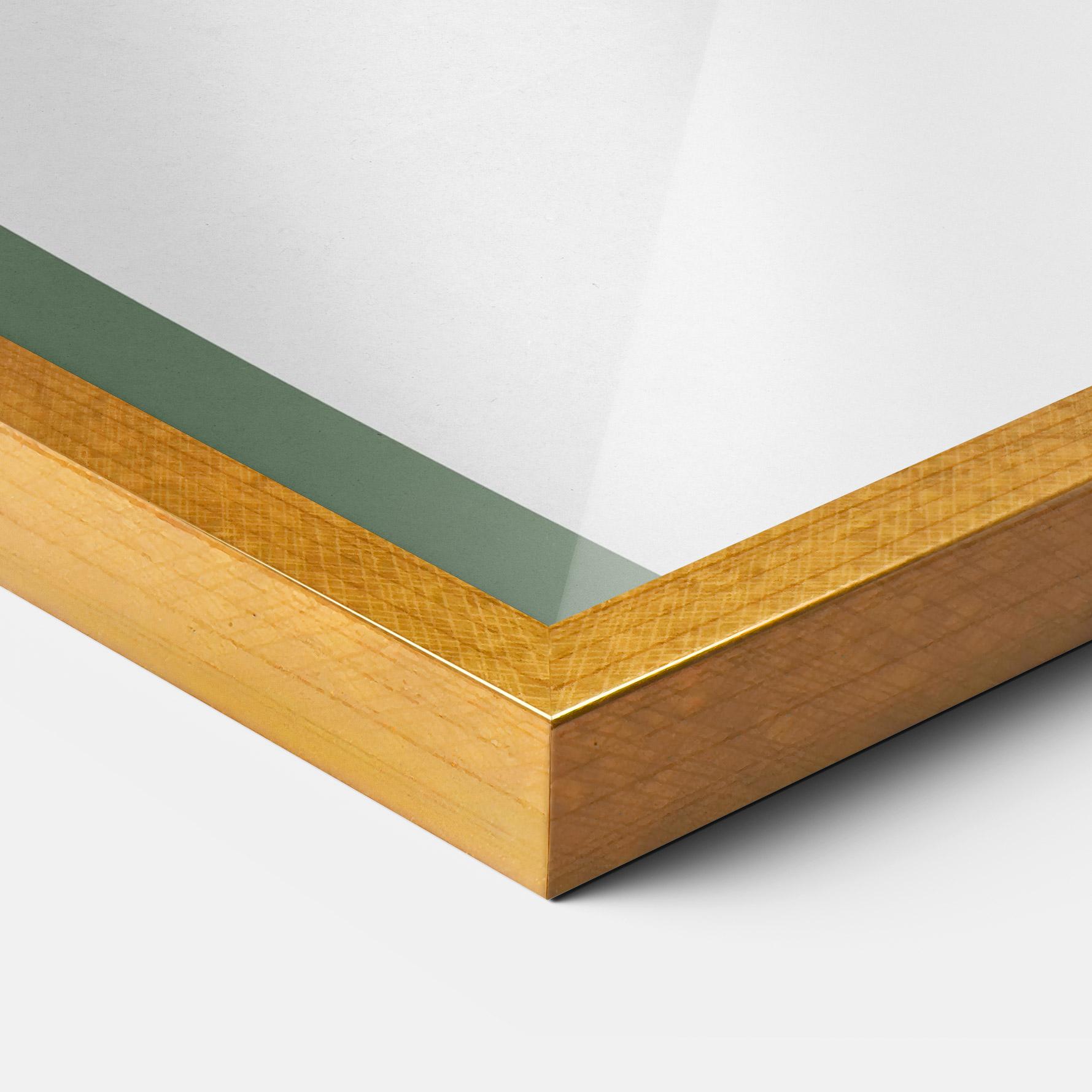 Keretezett Poszter Cute Icebear Drawing mockup 3