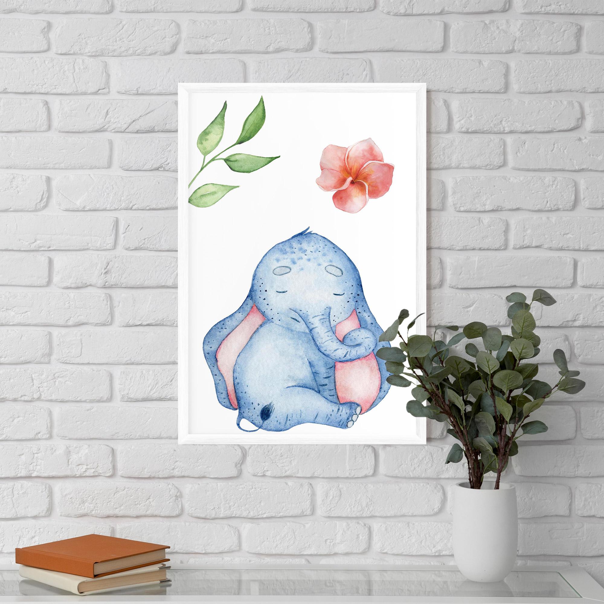 Keretezett Poszter Elefant Somnoros mockup 5
