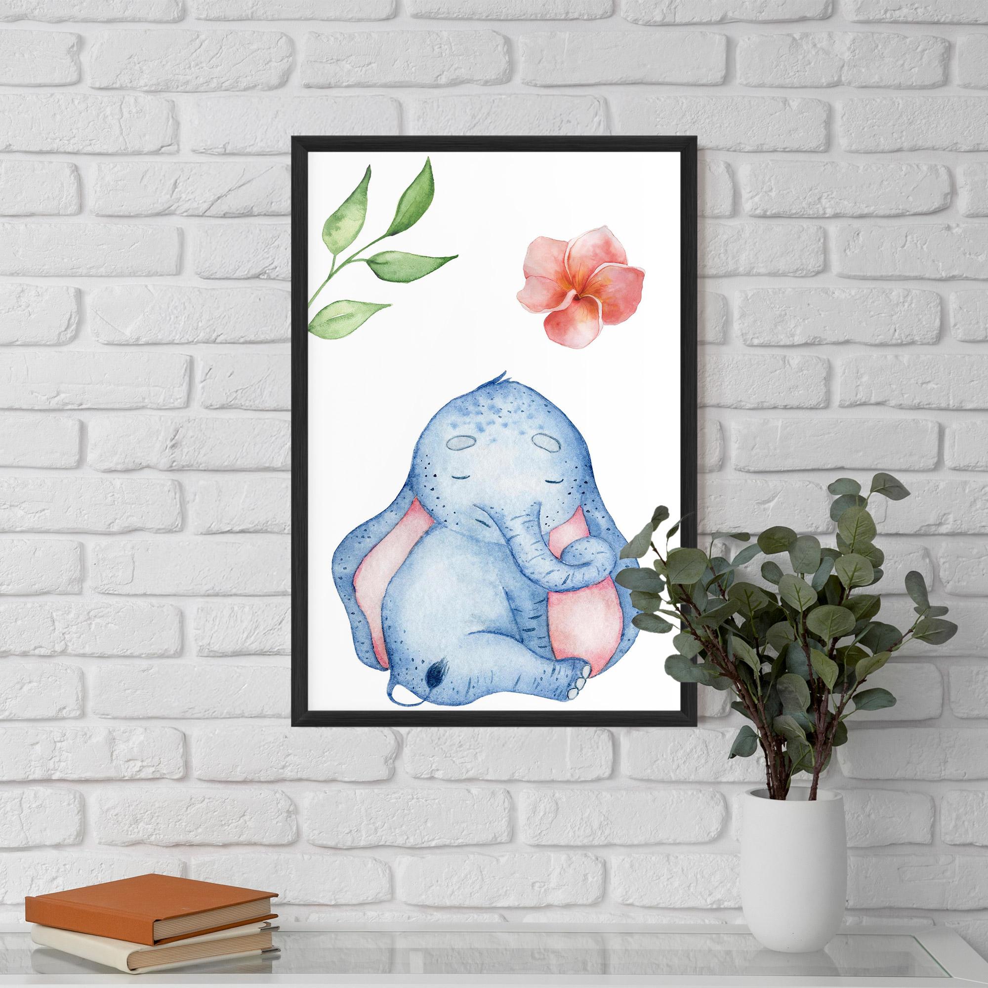Keretezett Poszter Elefant Somnoros mockup 5