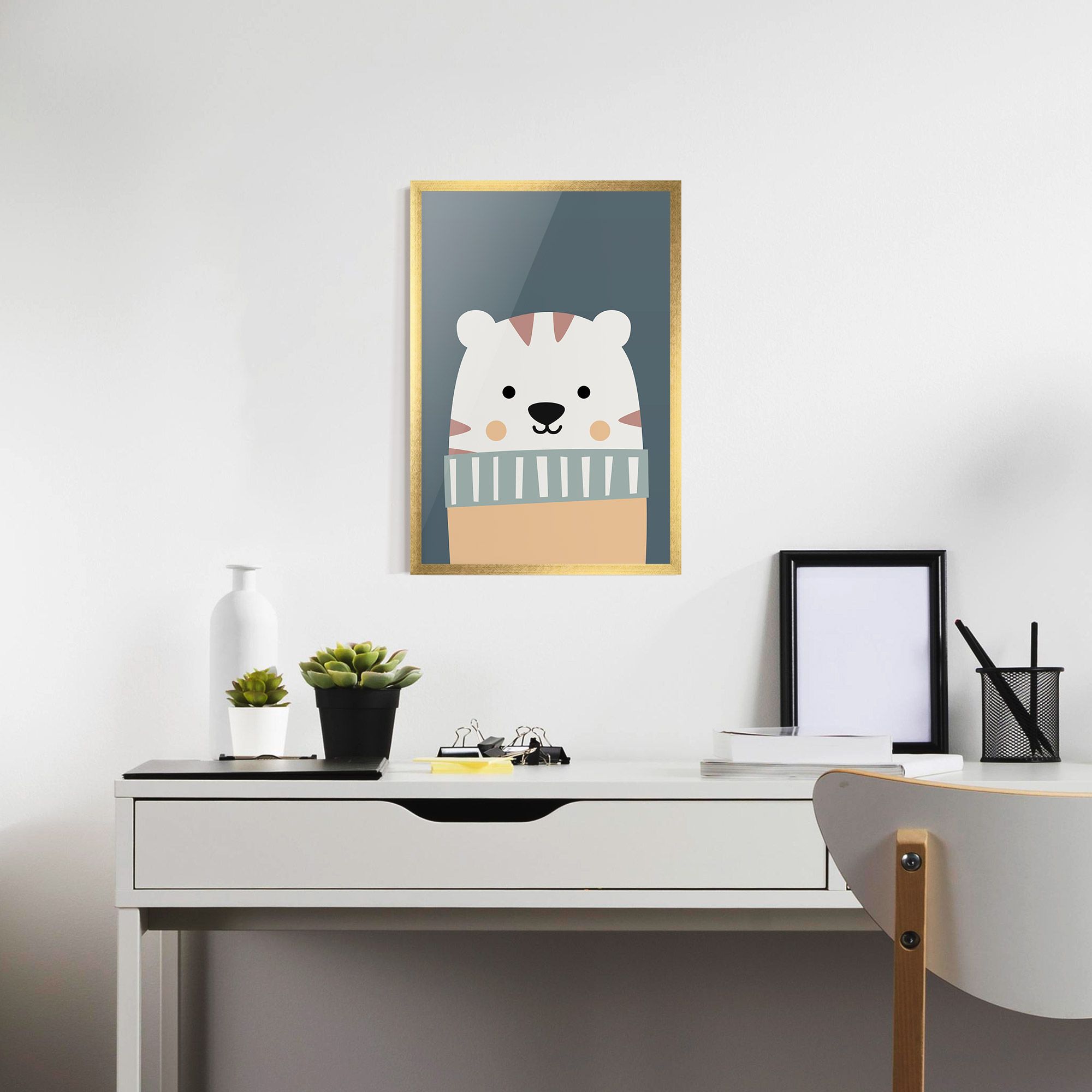 Cute White Tiger mockup 7