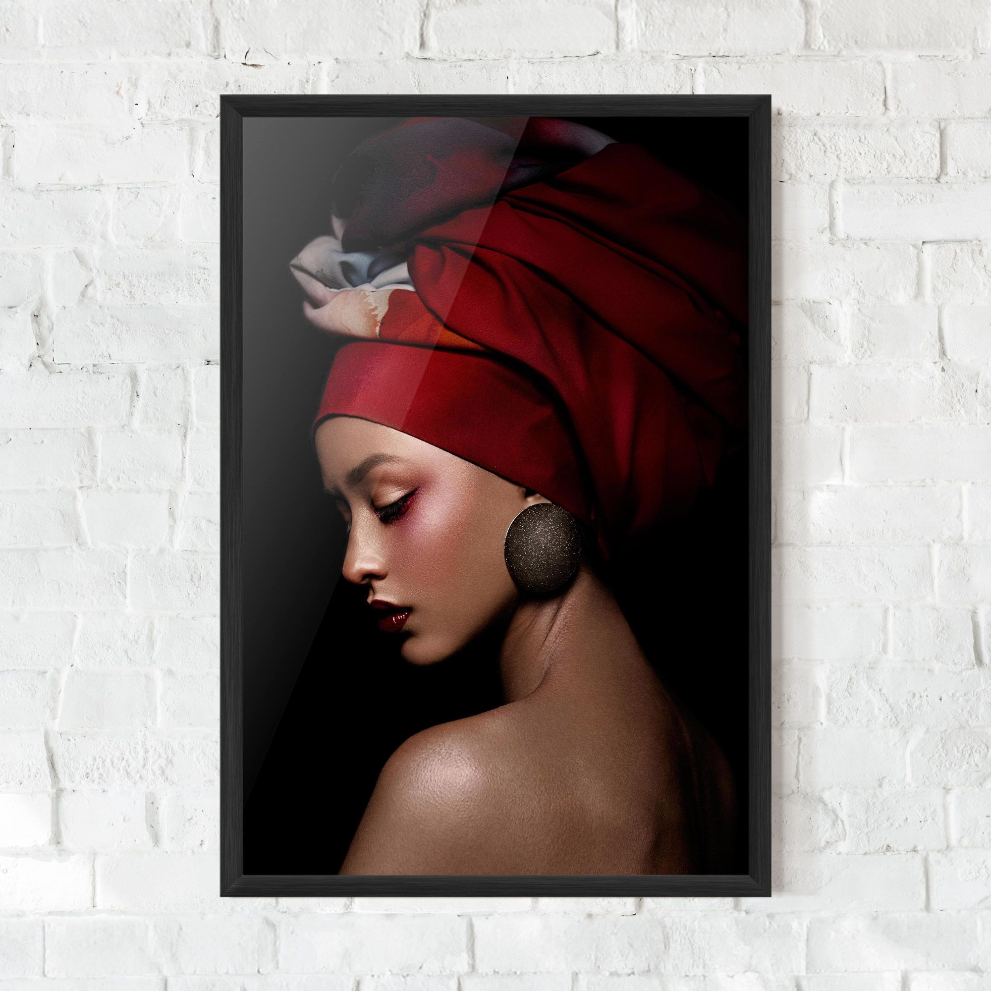 Big Circle Earring mockup 0