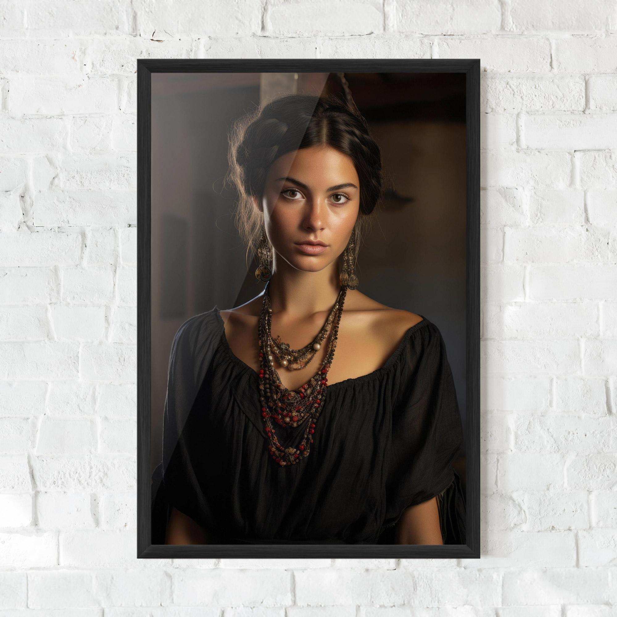 Keretezett Poszter Handmade Jewelry mockup 0