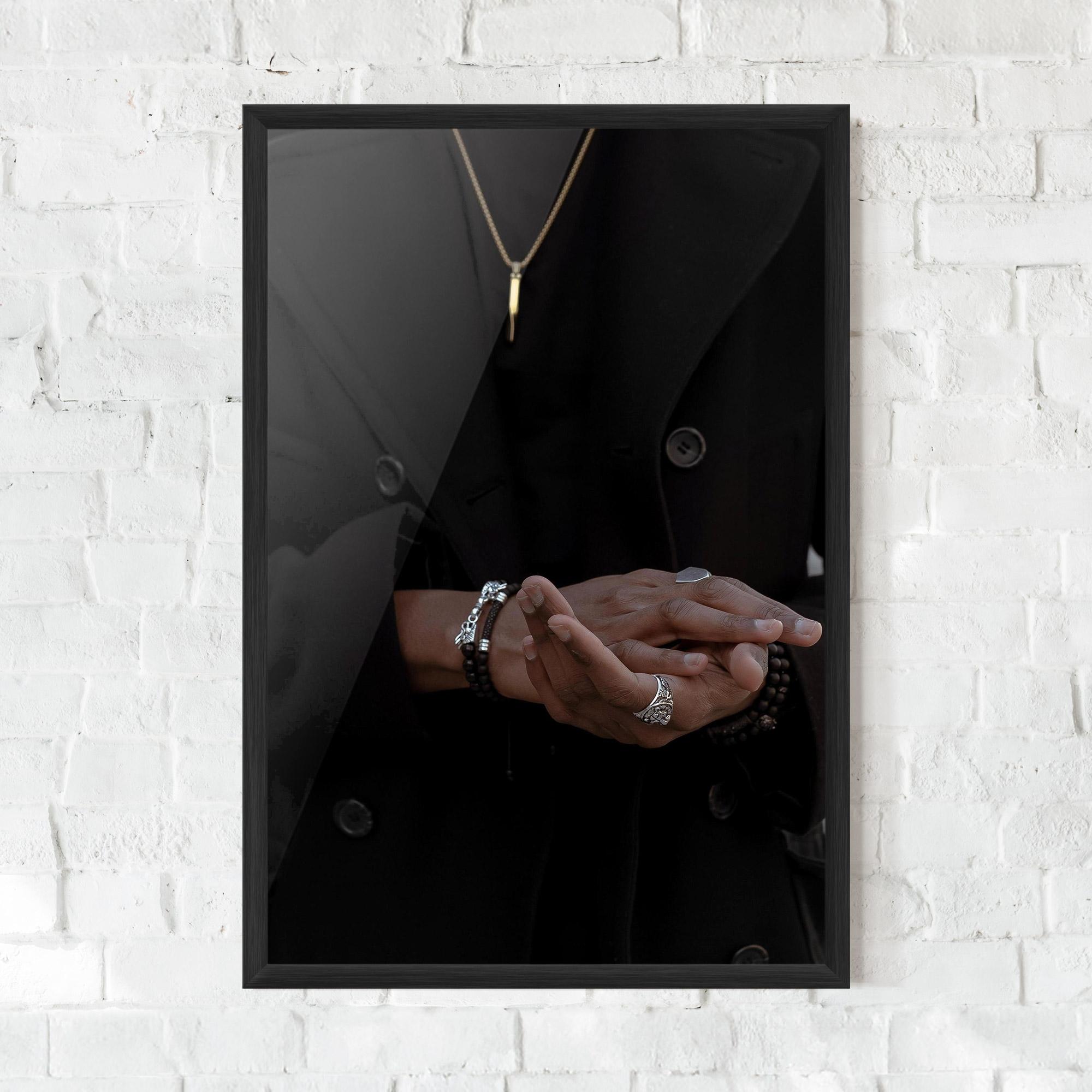 Keretezett Poszter Man Accessories mockup 0