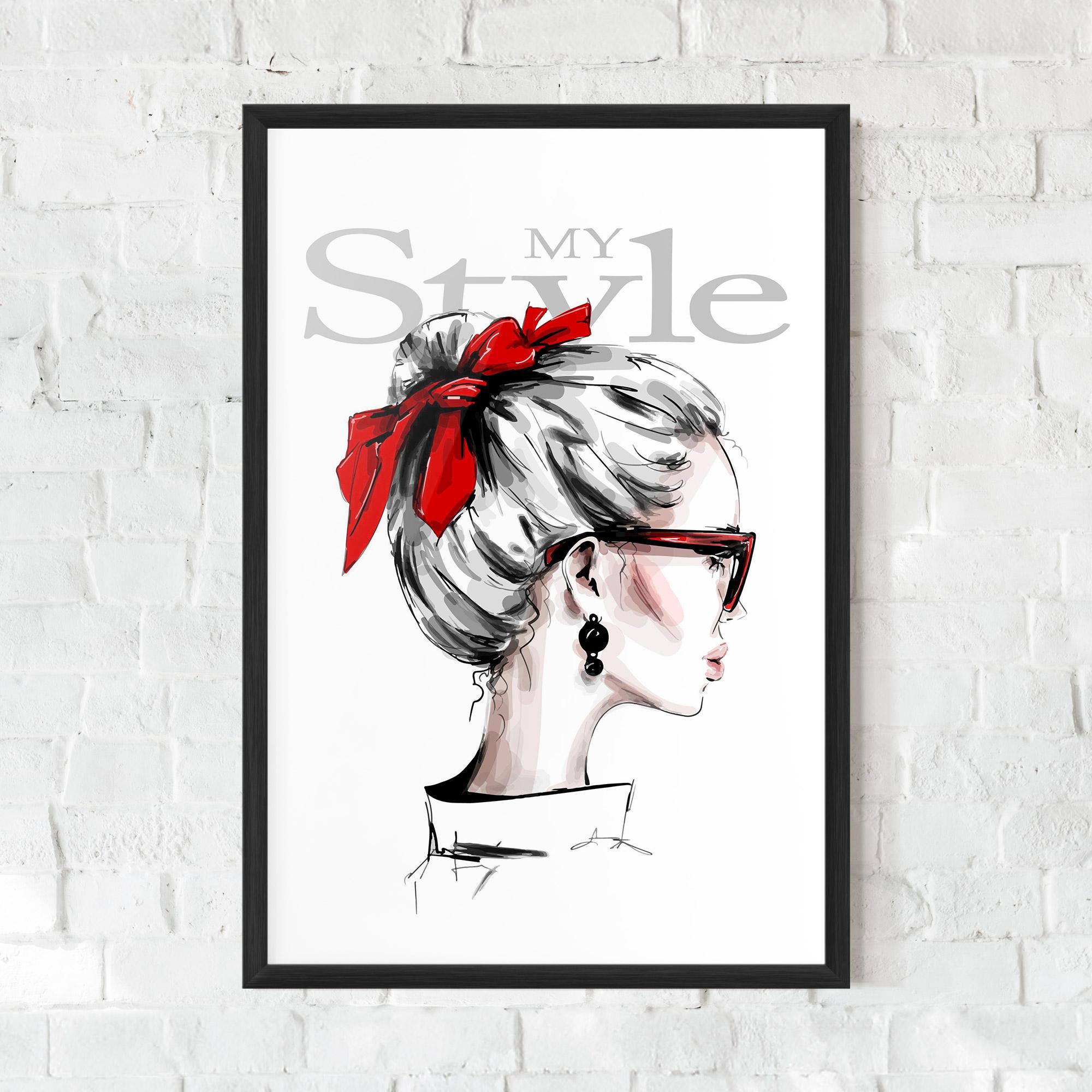 Keretezett Poszter My Style mockup 0