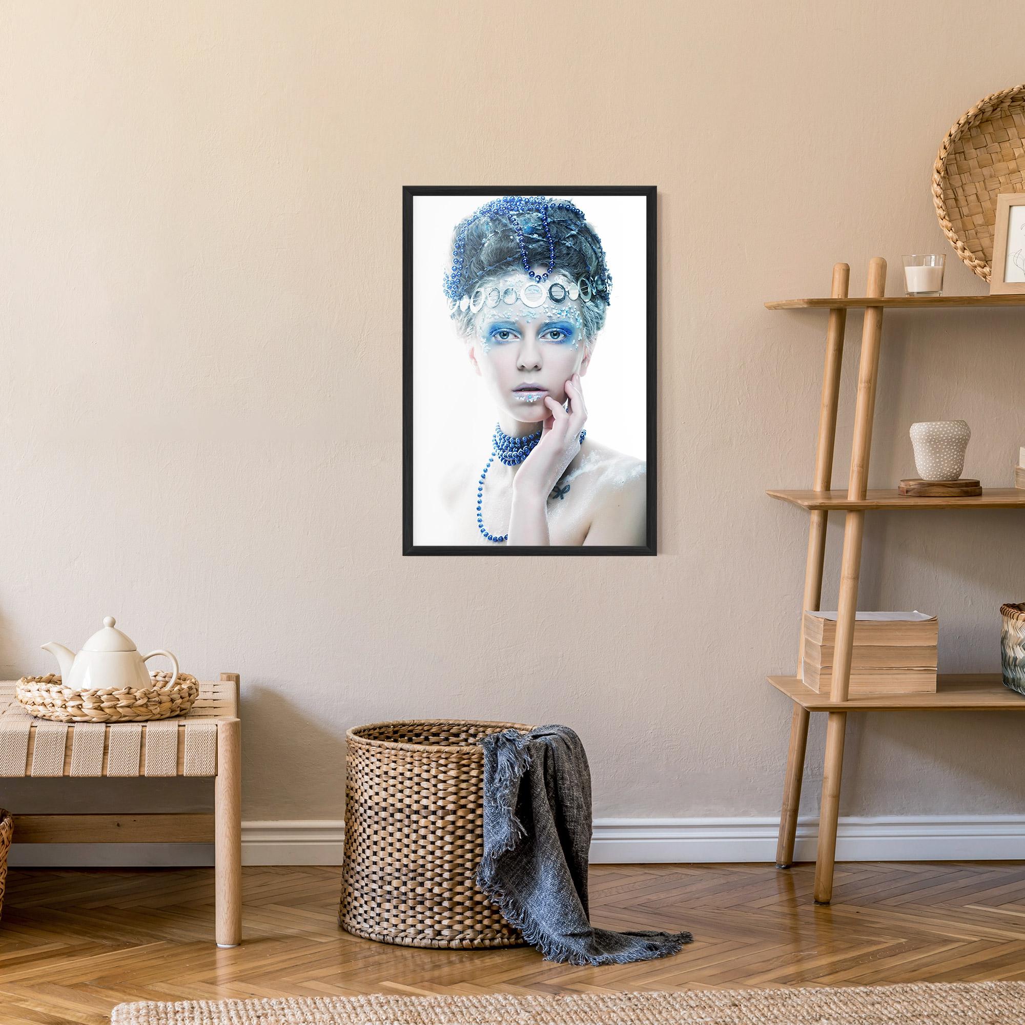 Keretezett Poszter Blue Fairy Woman mockup 9