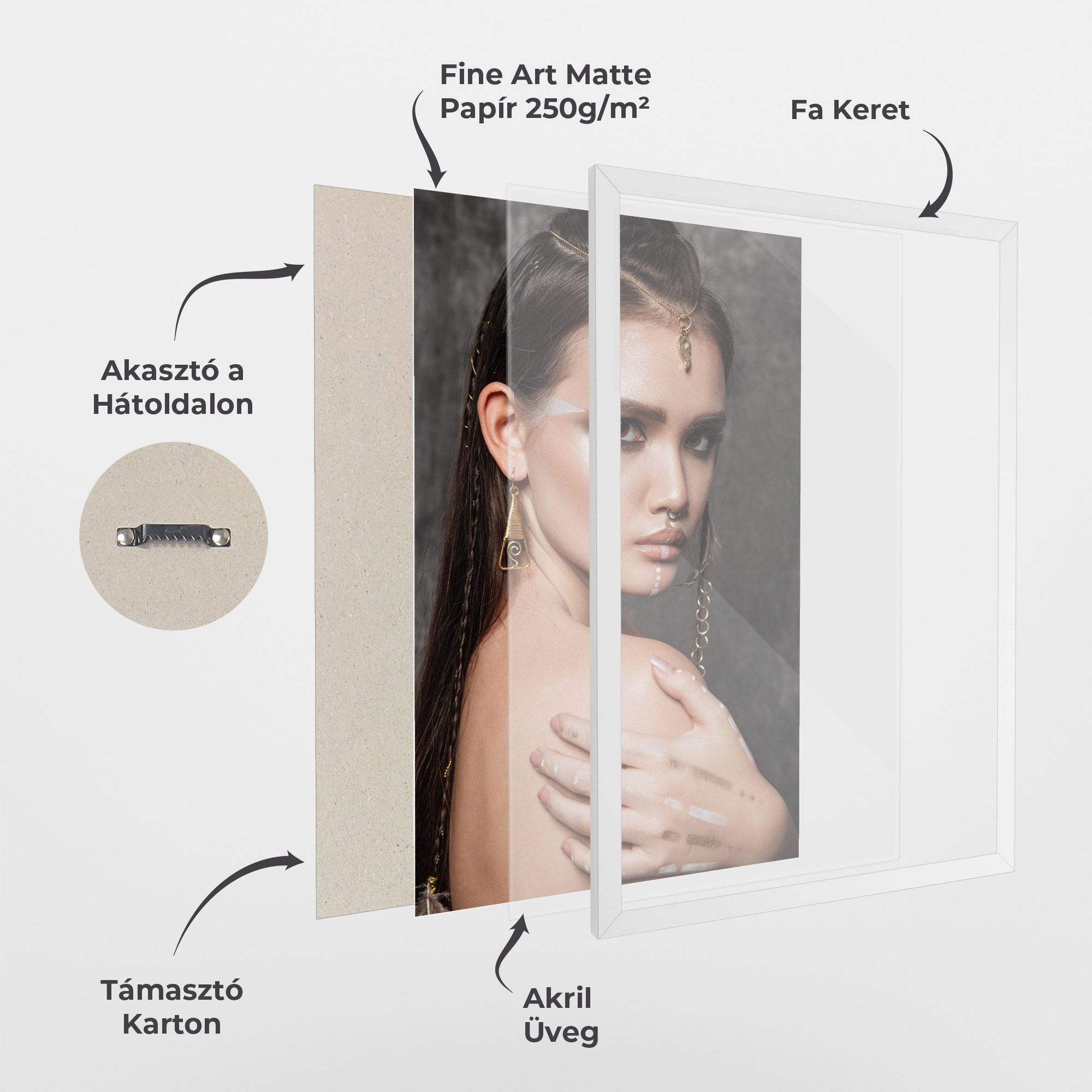 Gold Triangle Earring mockup 1