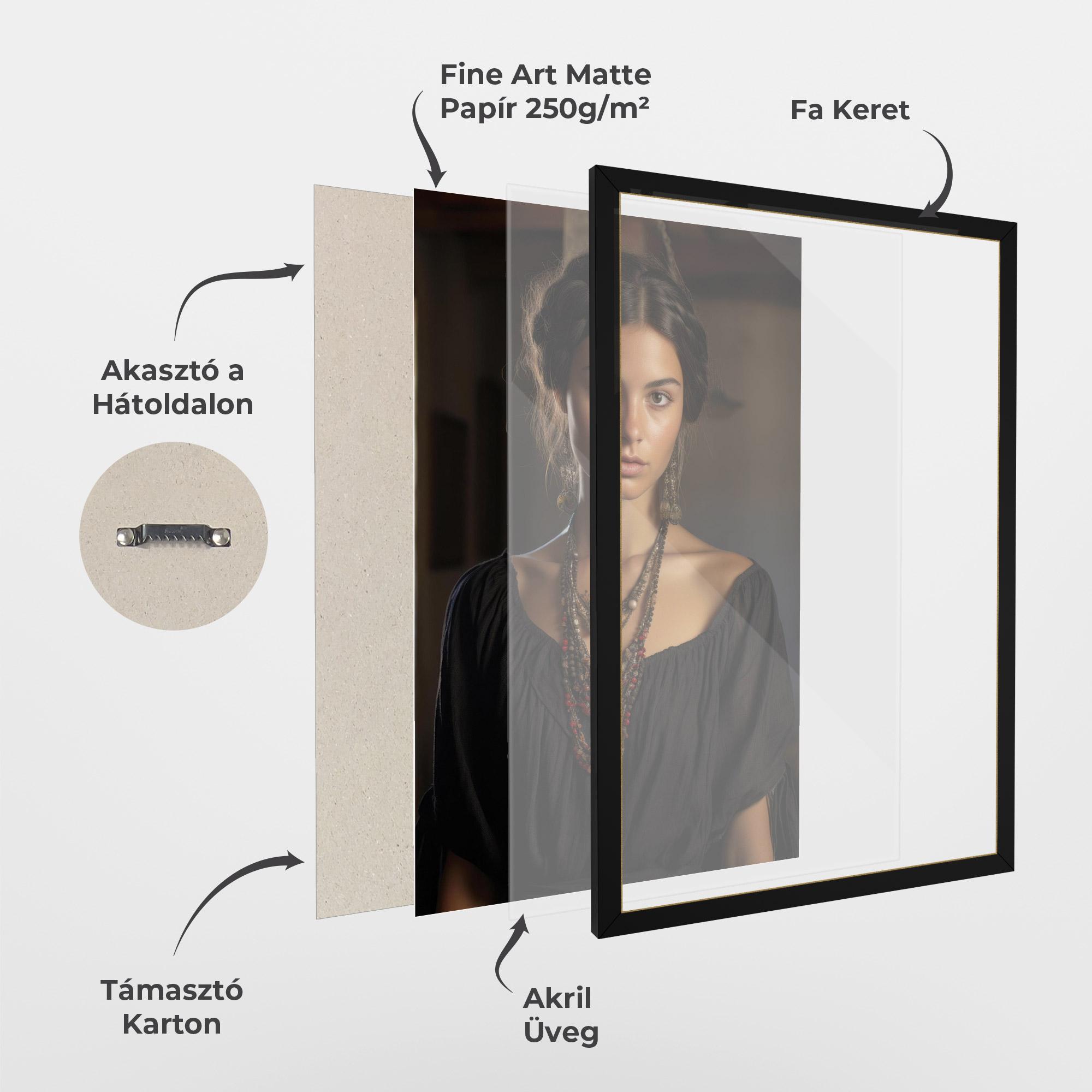 Keretezett Poszter Handmade Jewelry mockup 1