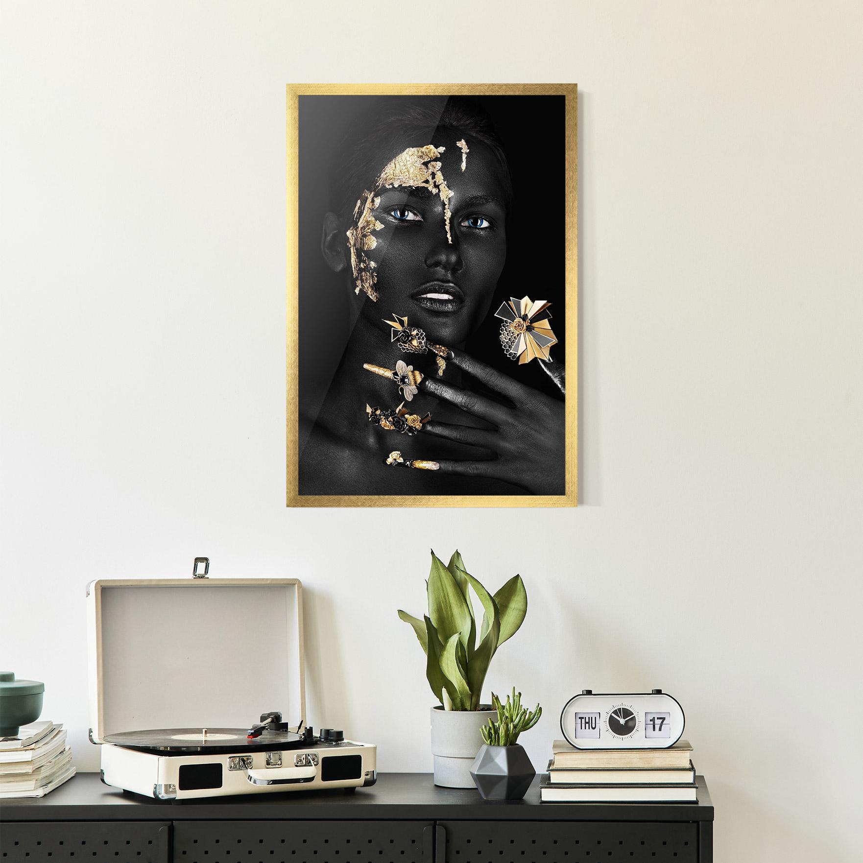 Keretezett Poszter Black Art Makeup mockup 2