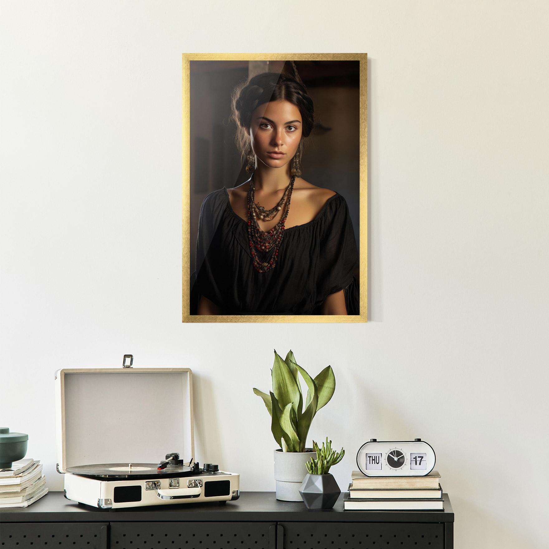 Keretezett Poszter Handmade Jewelry mockup 2