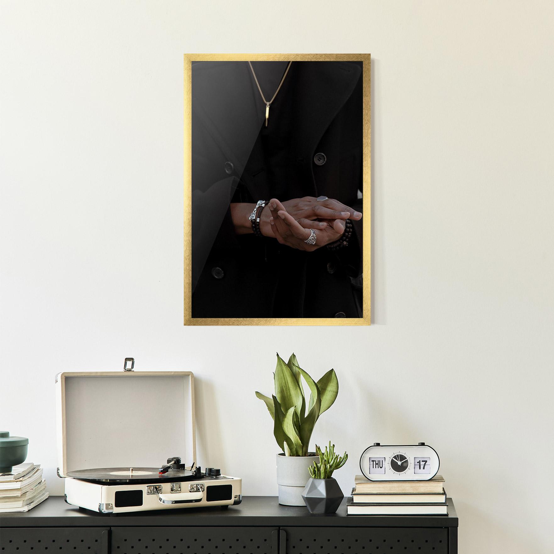 Keretezett Poszter Man Accessories mockup 2