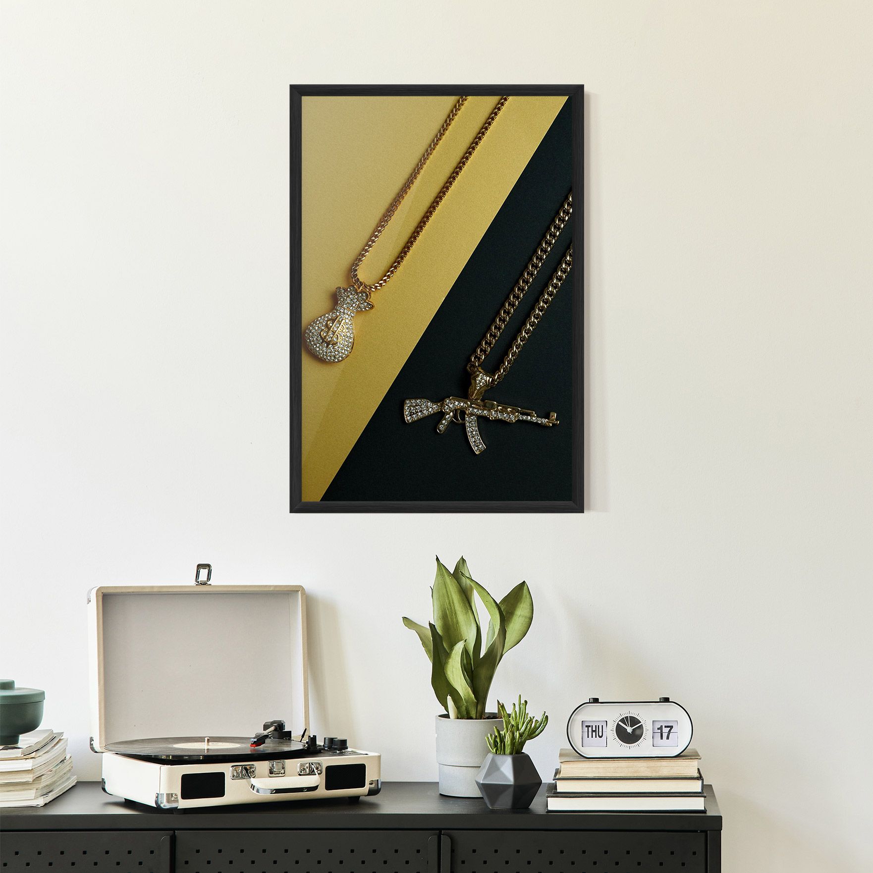 Gun Neckace mockup 2