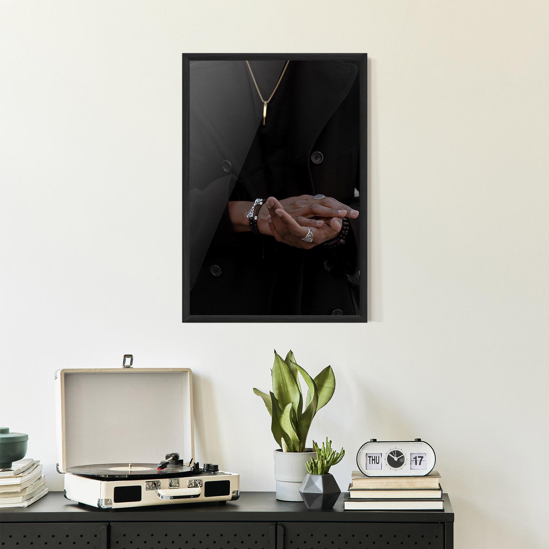 Keretezett Poszter Man Accessories mockup 2