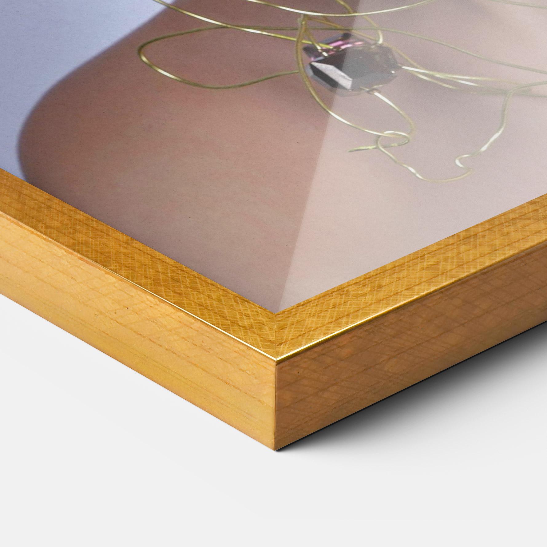 Keretezett Poszter Gold Abstract Accessory mockup 3