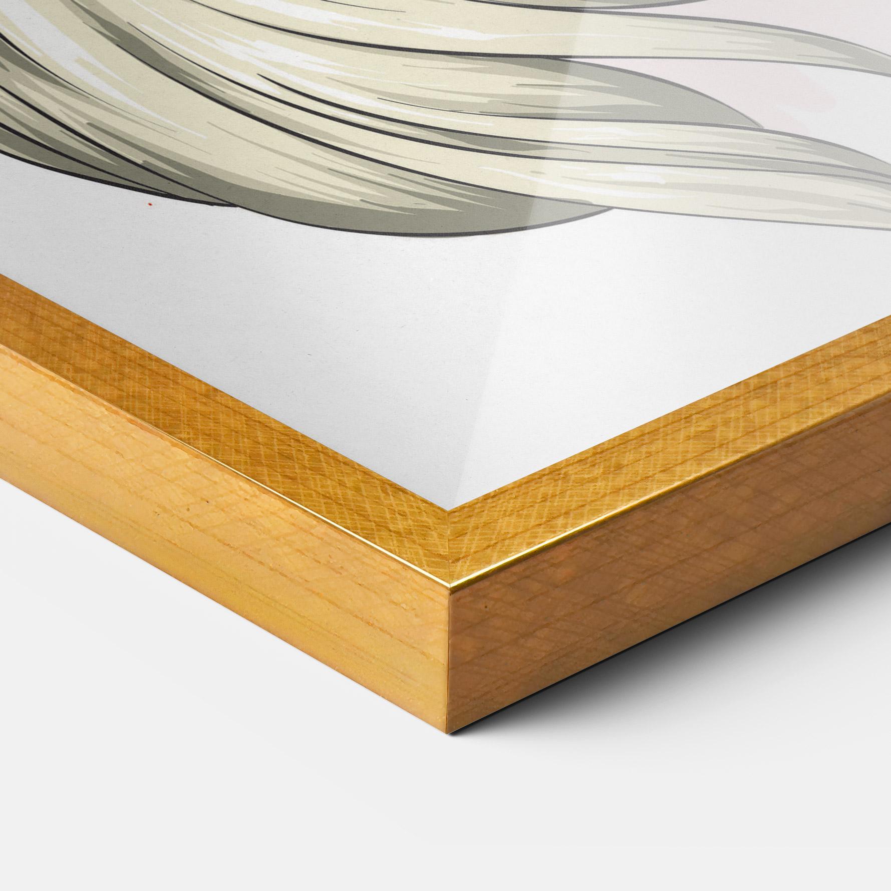 Keretezett Poszter Gold Crown Woman mockup 3