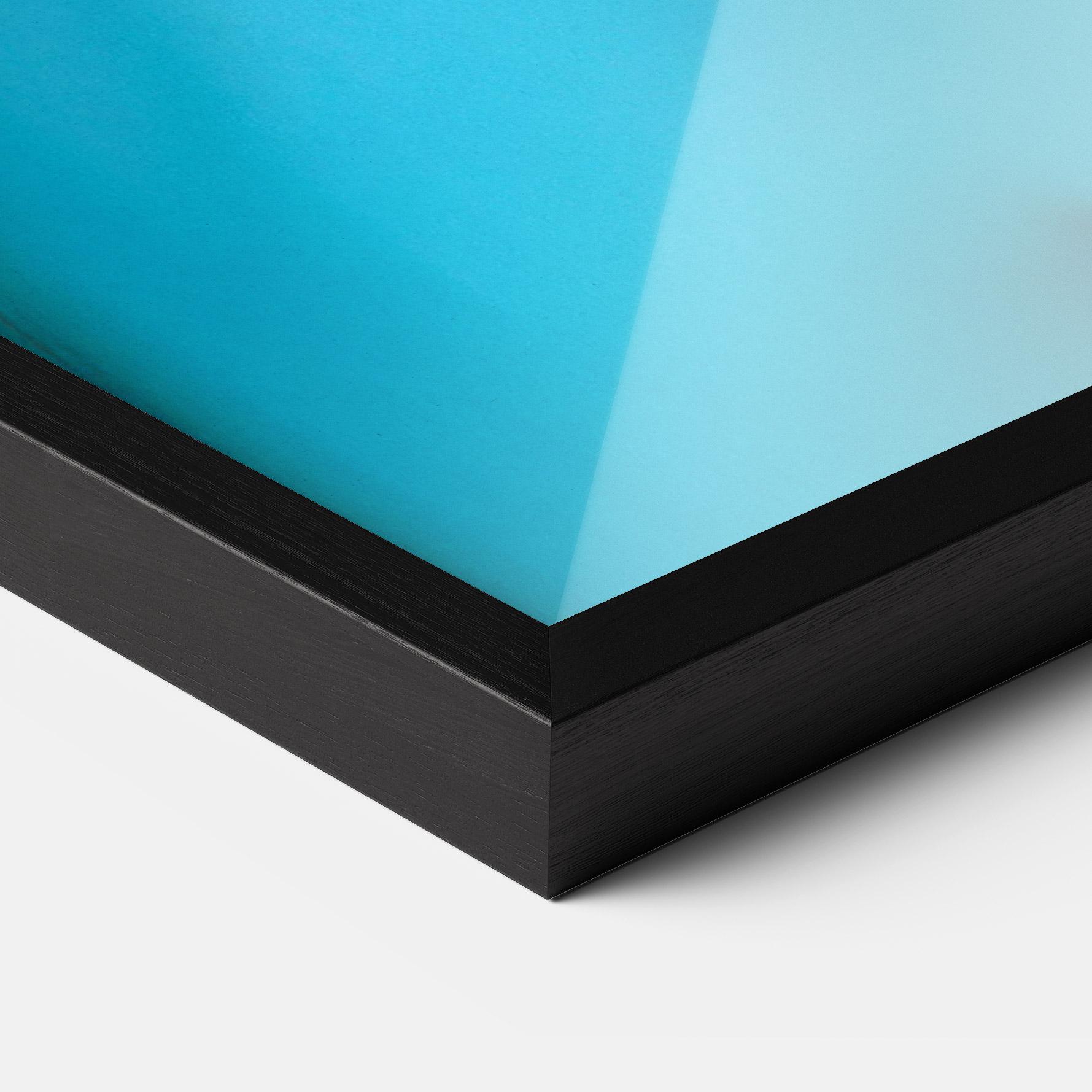 Keretezett Poszter Blue Light Earring mockup 3