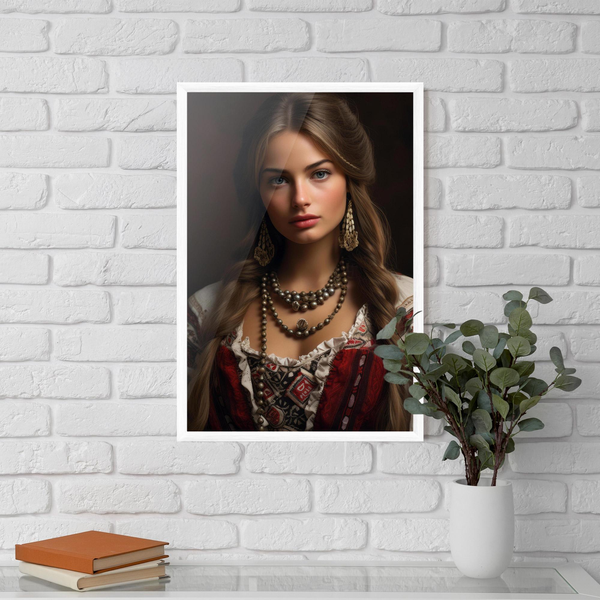 Keretezett Poszter Traditional Necklace mockup 5
