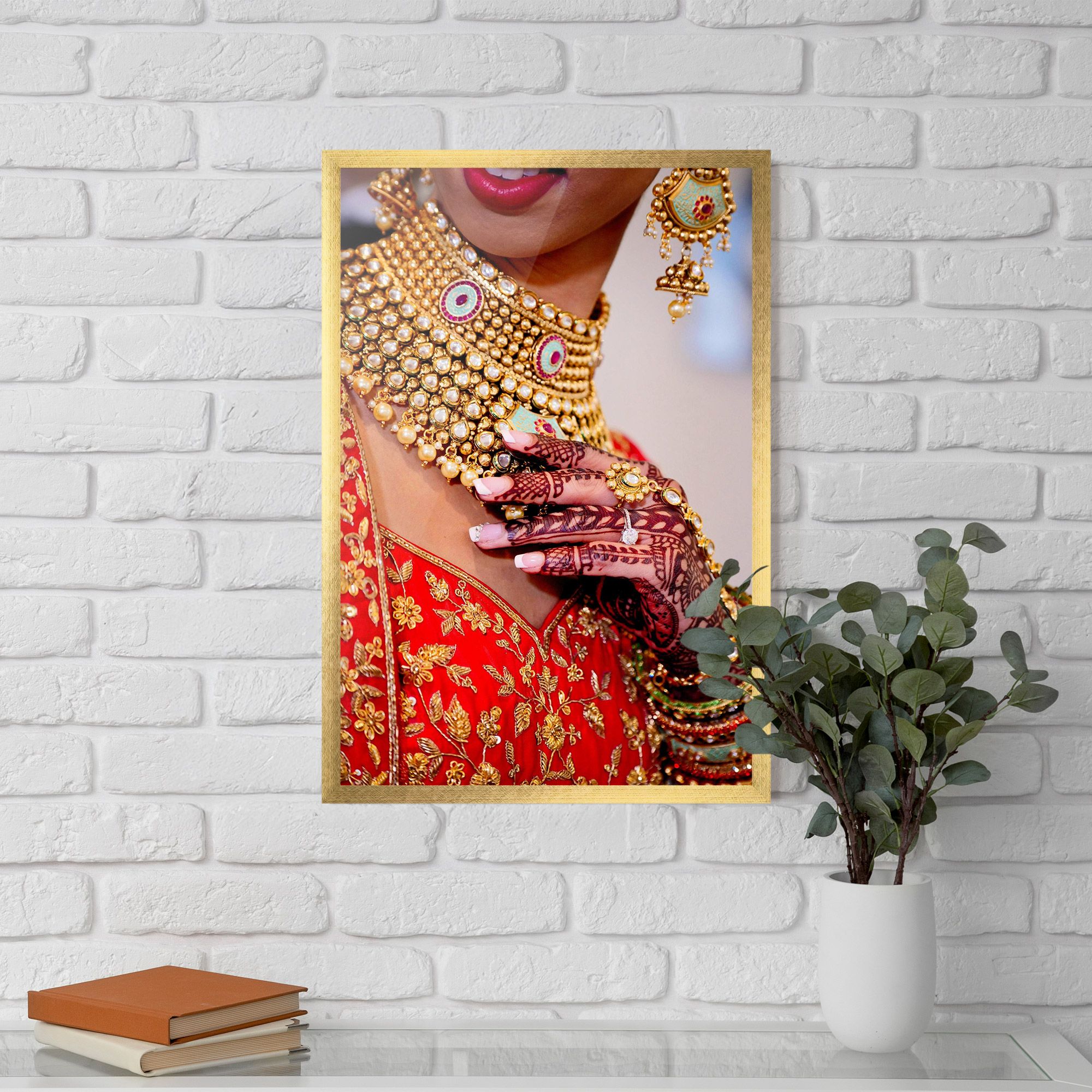 Gold Beautiful Jewelry mockup 5