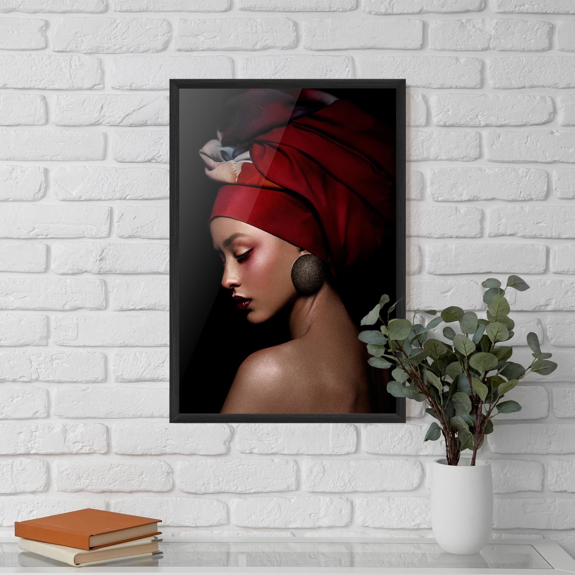 Big Circle Earring mockup 5