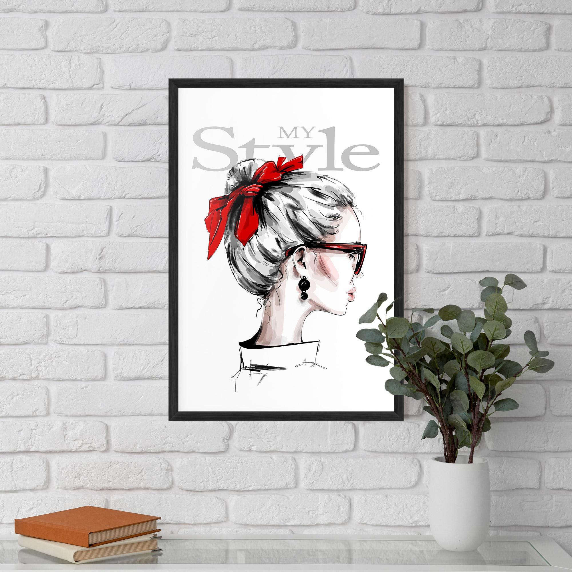 Keretezett Poszter My Style mockup 5