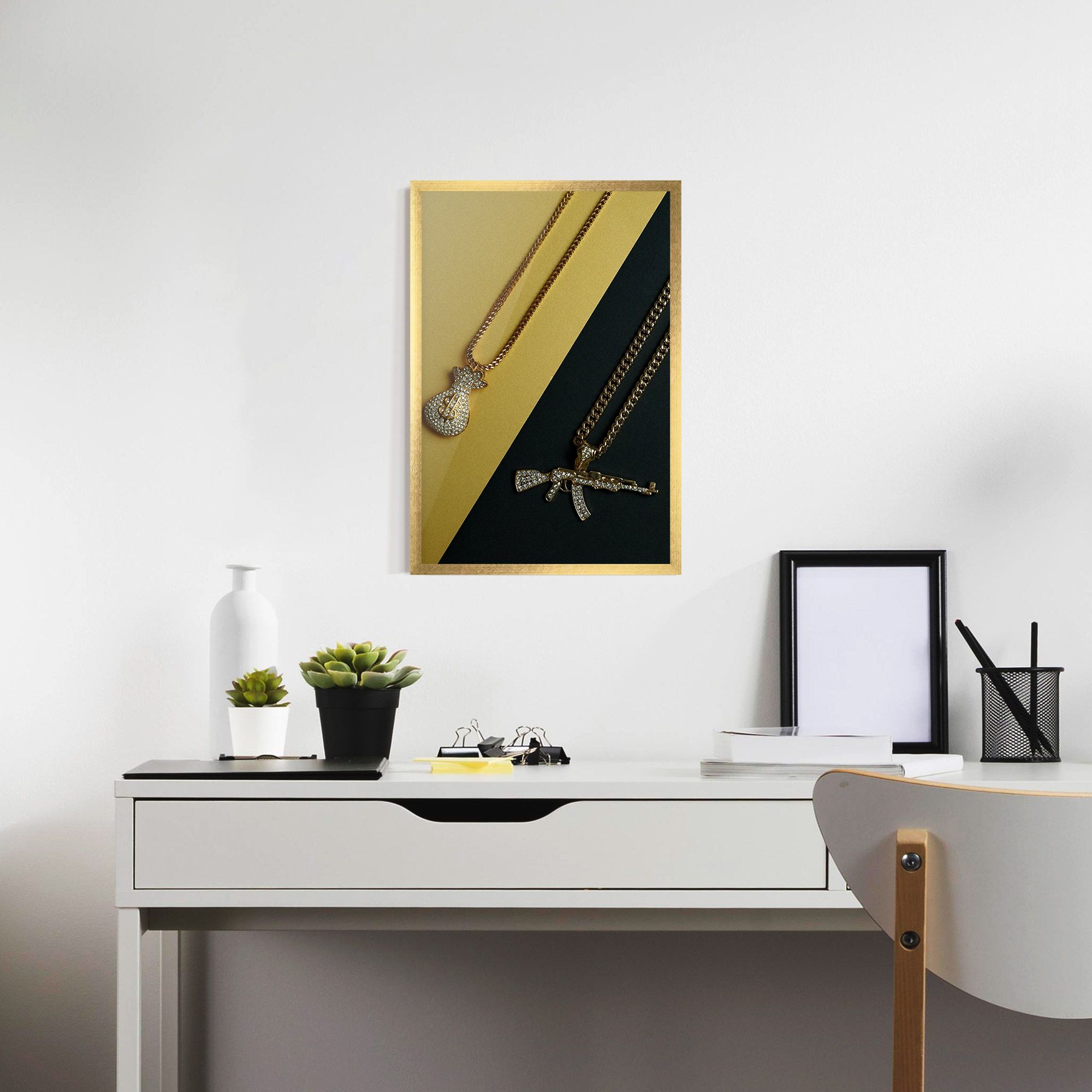 Gun Neckace mockup 7