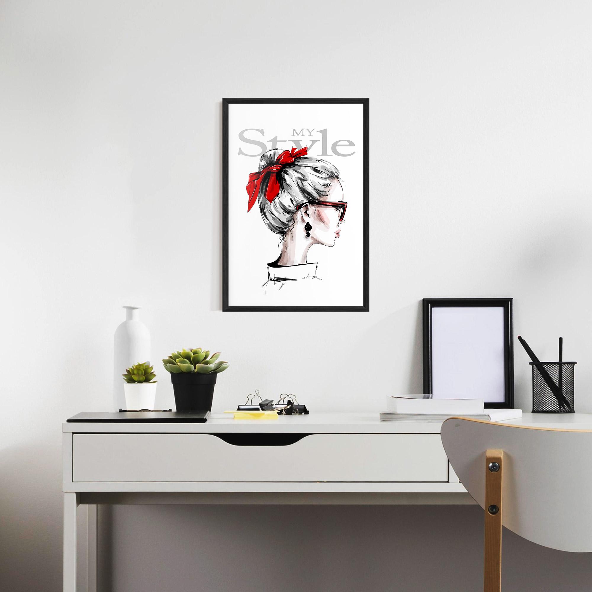 Keretezett Poszter My Style mockup 7