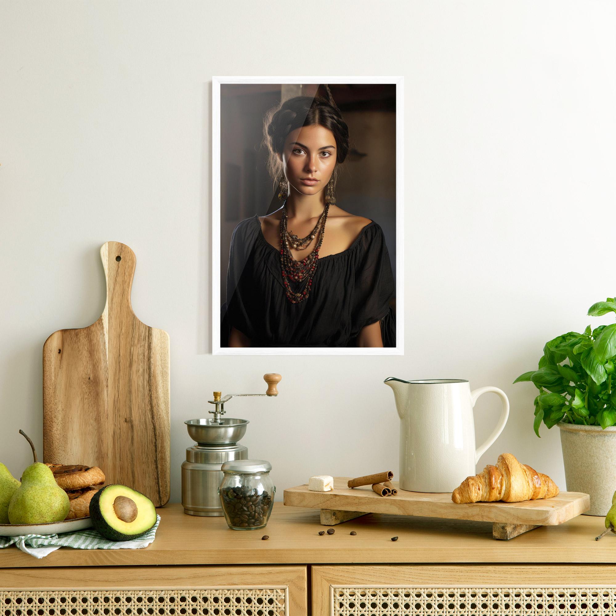 Keretezett Poszter Handmade Jewelry mockup 8