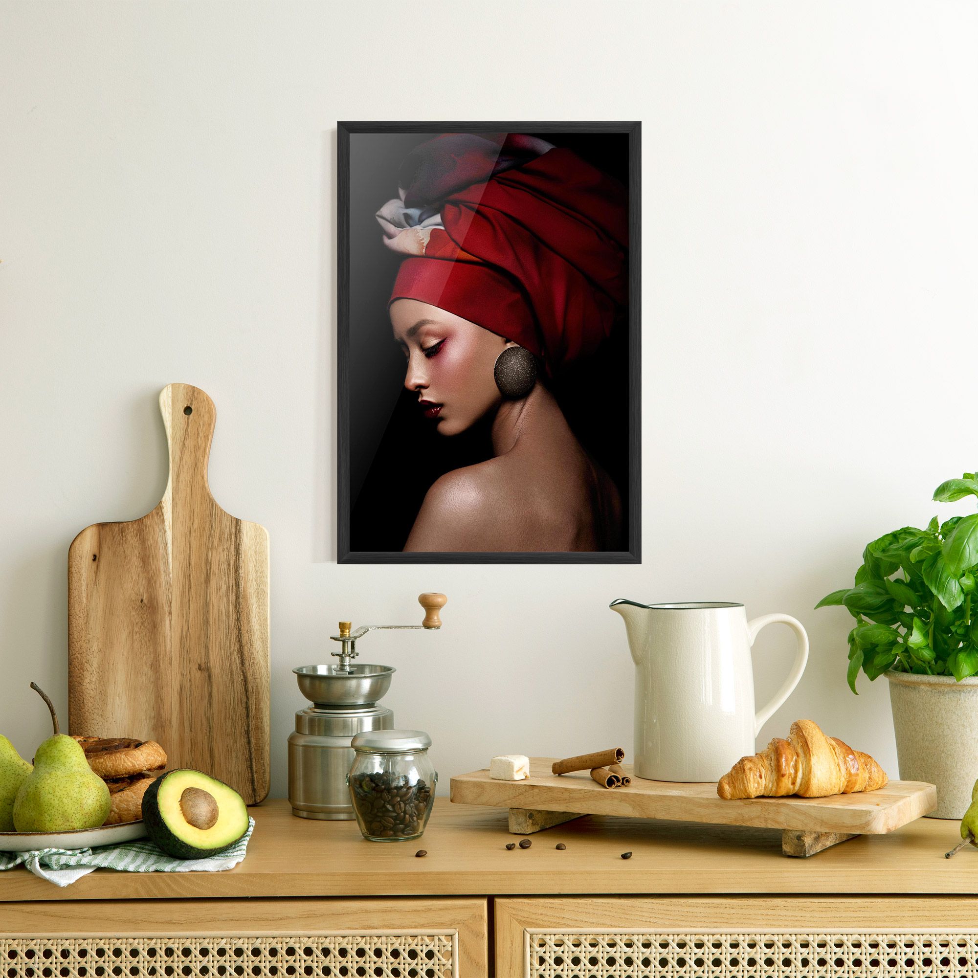 Big Circle Earring mockup 8