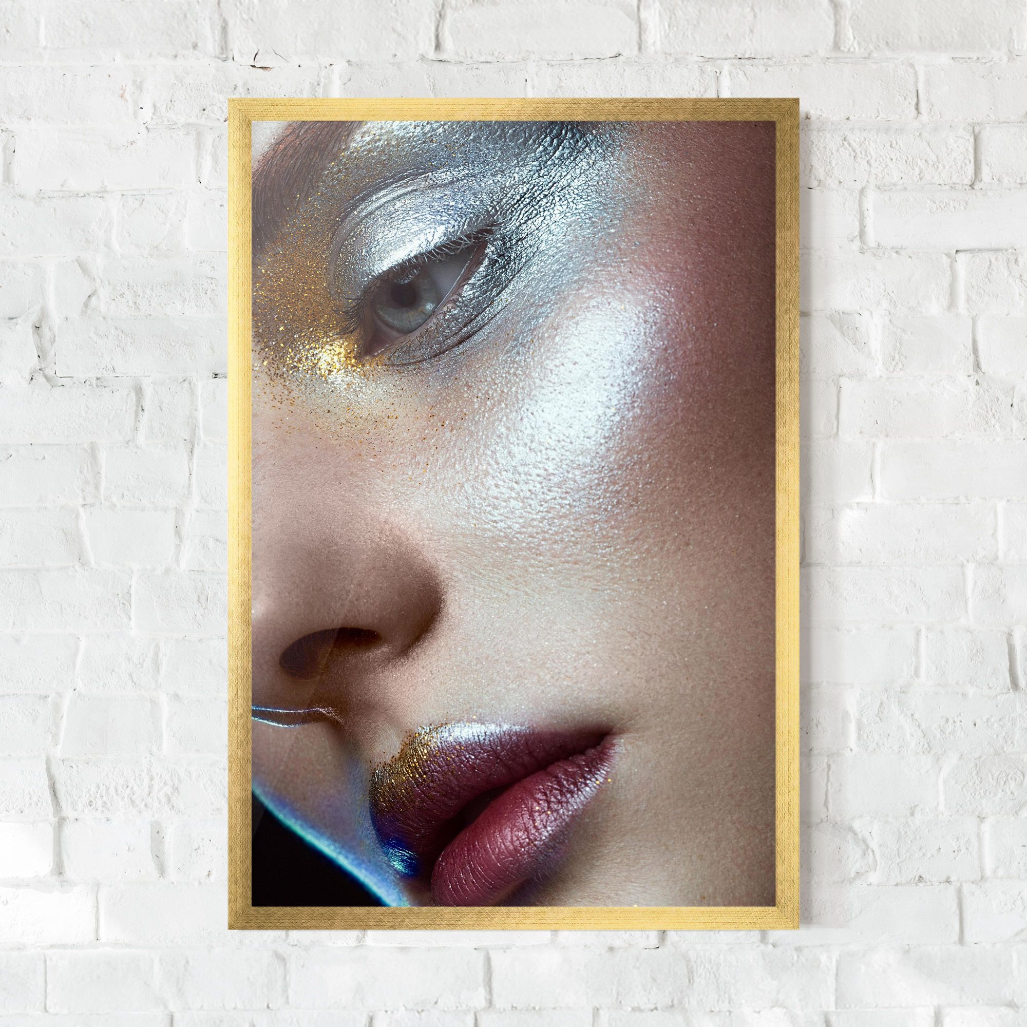 Golden Silver Makeup mockup 0
